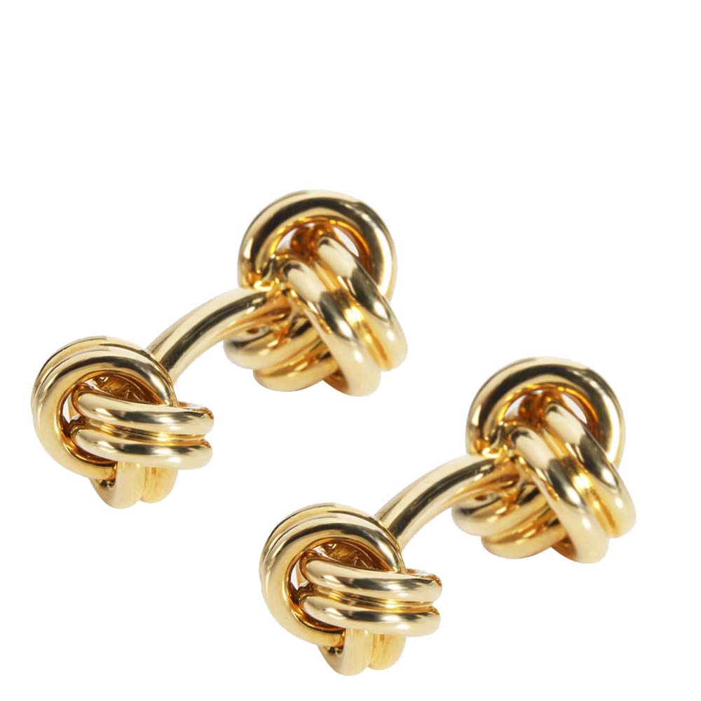 

Tiffany & Co. Knot 18K Yellow Gold Cufflinks
