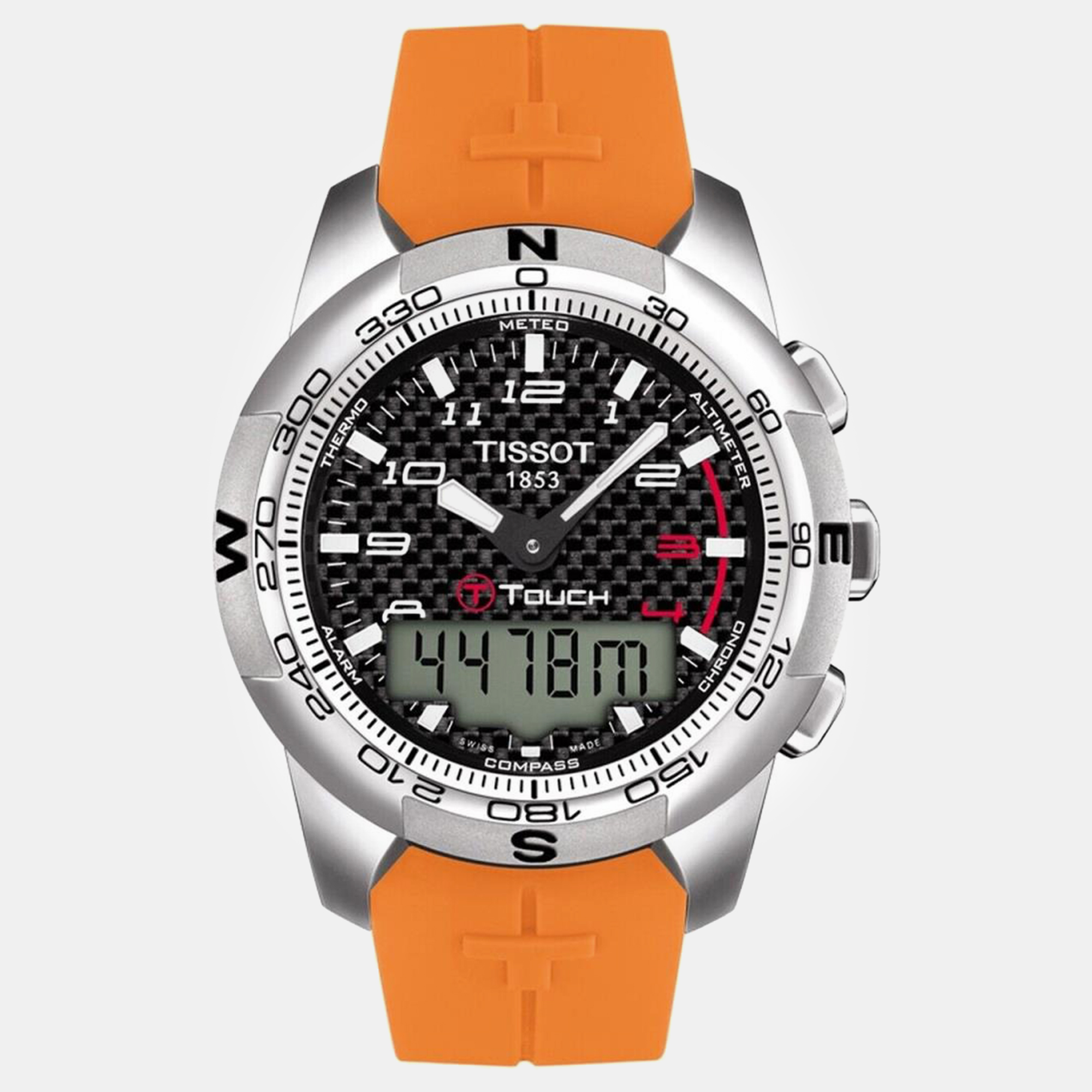 

Tissot T-Touch Black Orange Digital Multi Function Watch T0474204720701