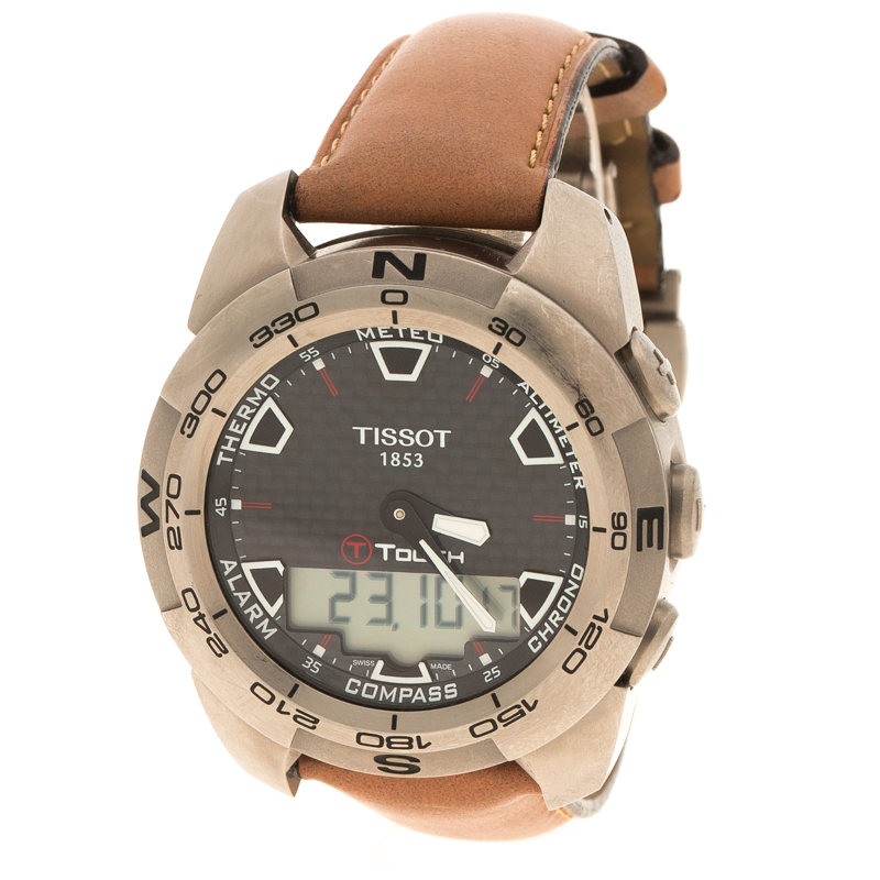 Tissot Black Titanium T Touch Men's Wristwatch 43 mm