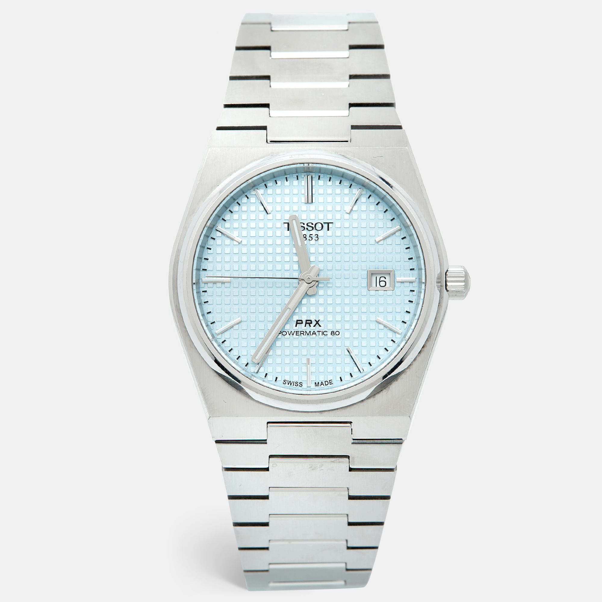 

Tissot Ice Blue Stainless Steel PRX Powermatic