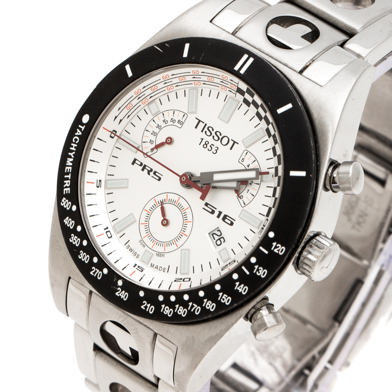 

Tissot Silver Stainless Steel T-Sport PRS516 Men's Wristwatch