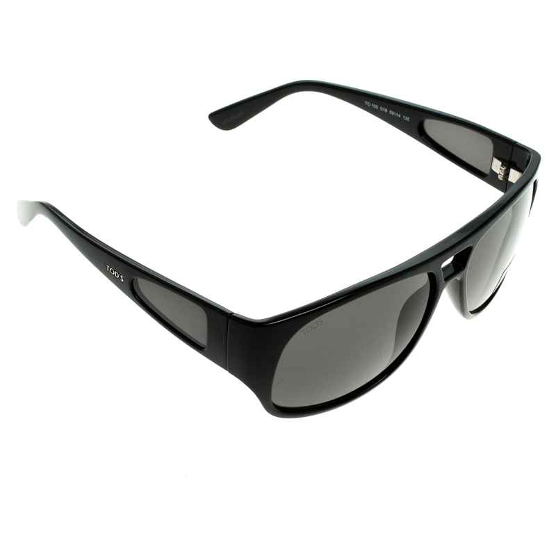Tod's Black TO 105 01B Square Sunglasses
