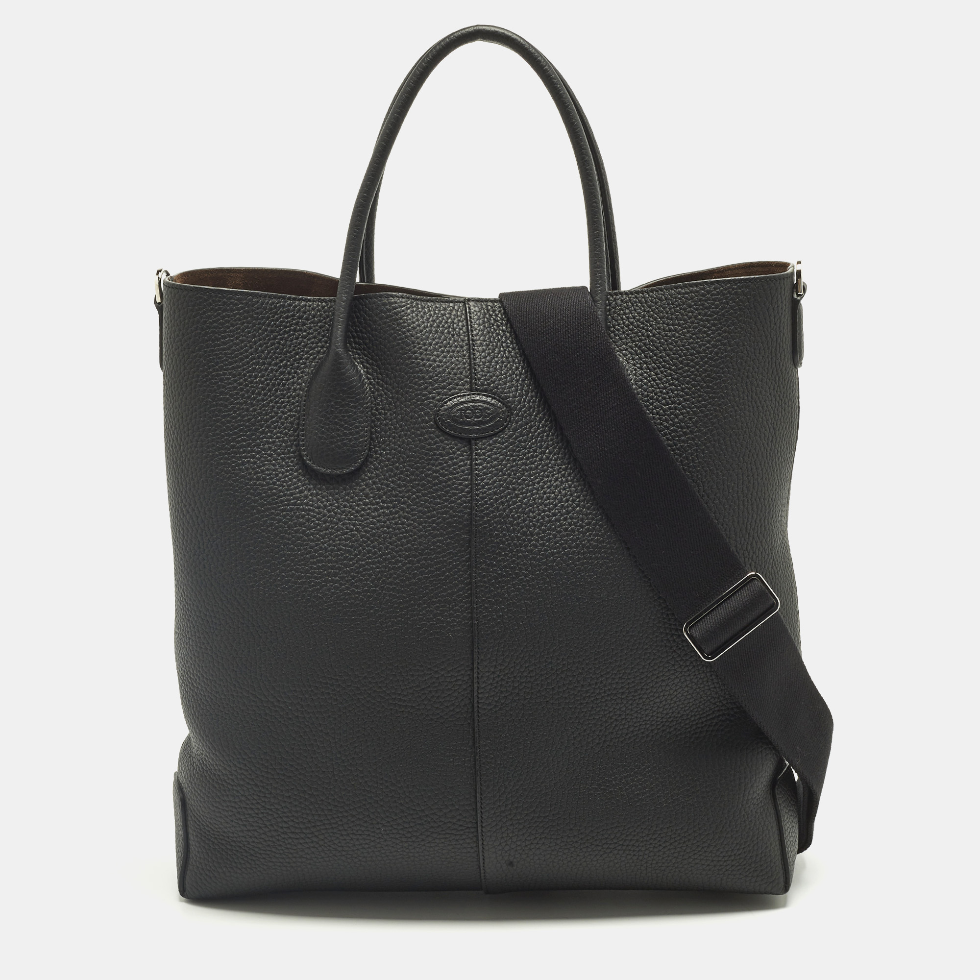 

Tod's Di  Black Leather Shopper Tote