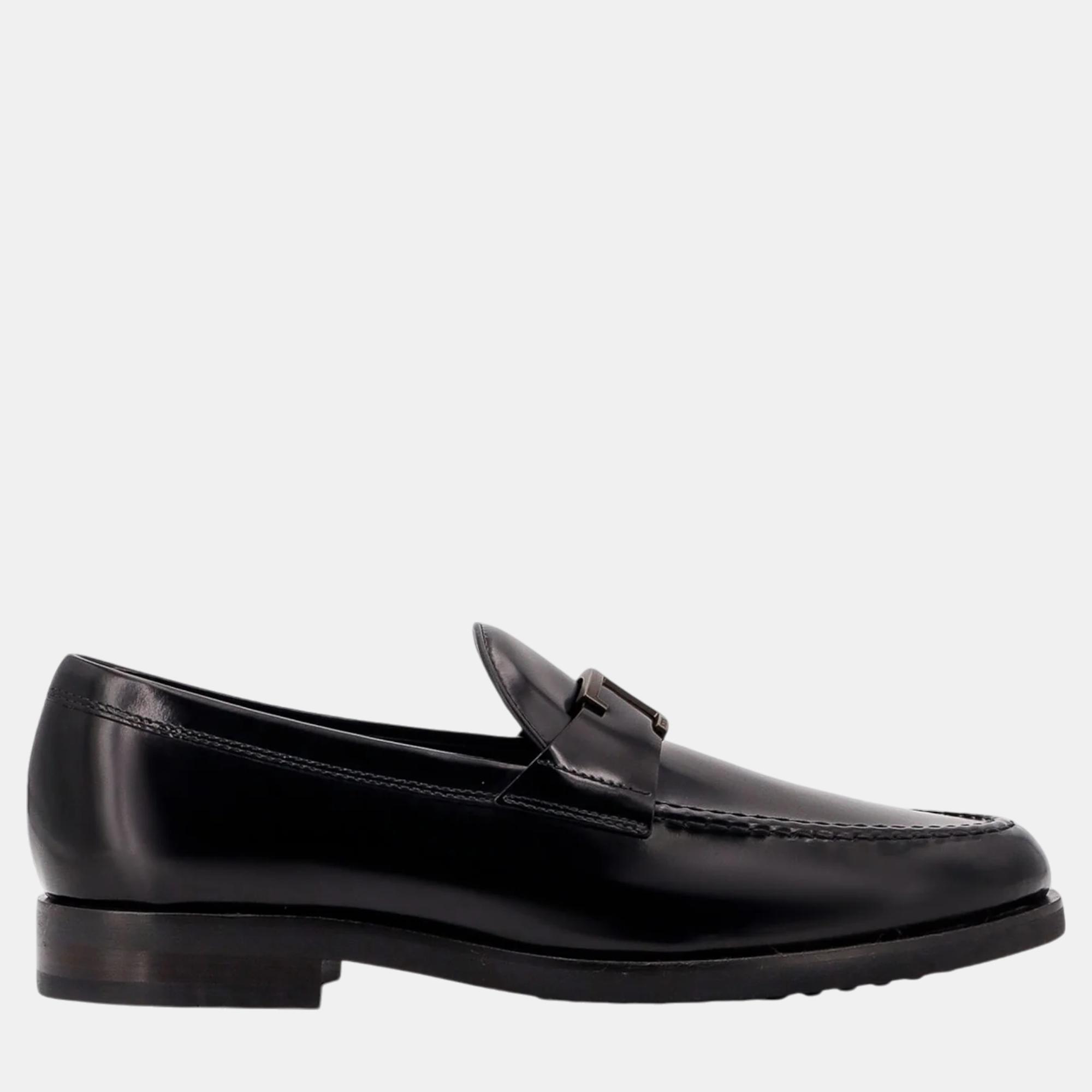 

Tod'S Black Leather Loafers EU