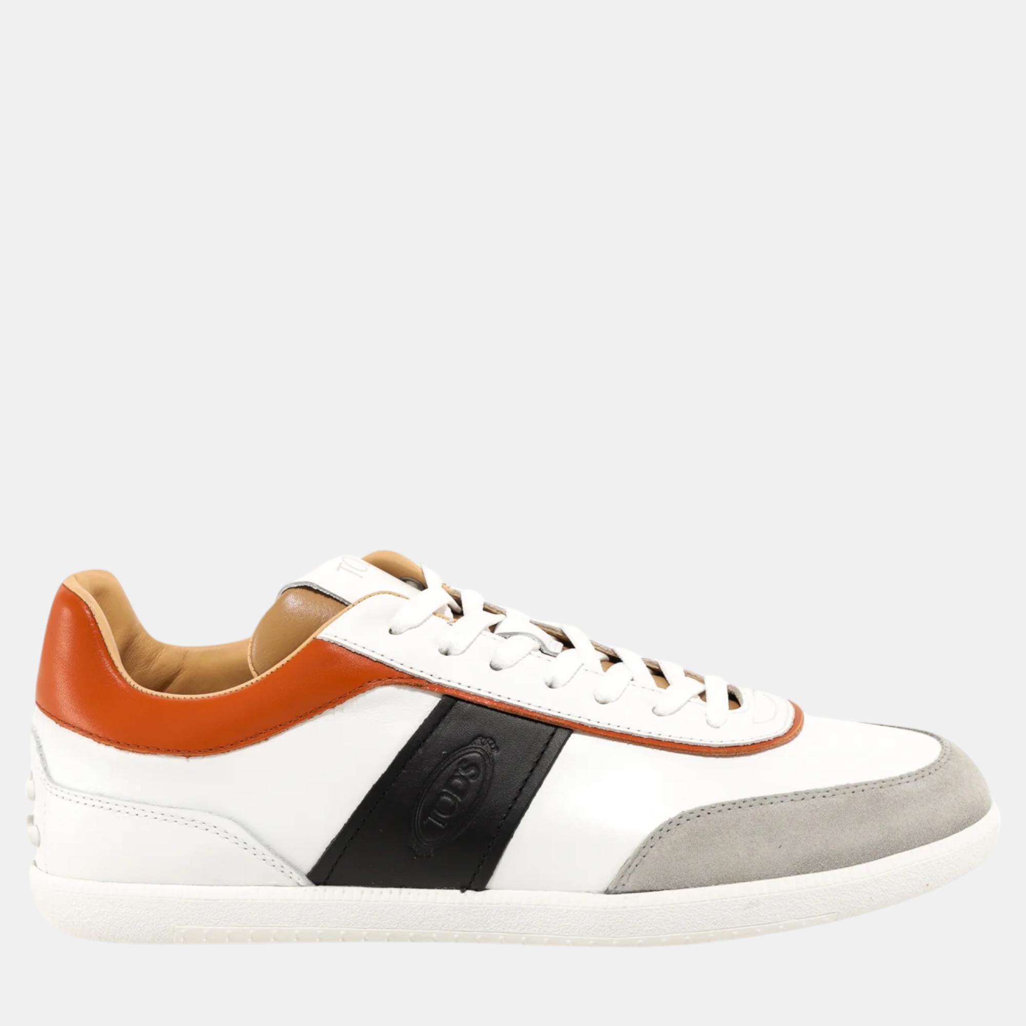 

Tod'S White Leather and Suede Sneakers EU