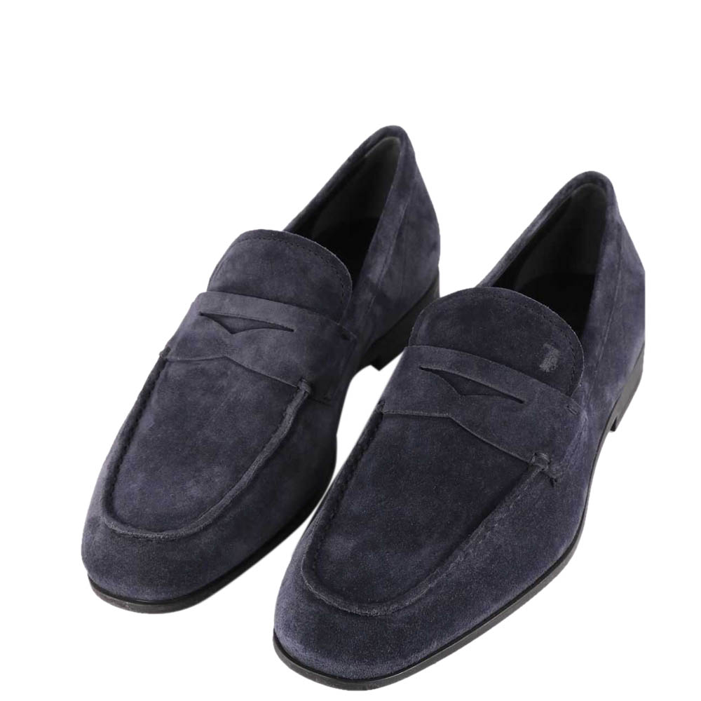 

Tod's Blue Suede Loafers Size UK 10 EU