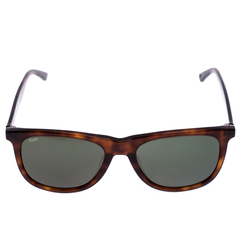 

Tod's Brown/Green Lens TO 178 Wayfarer Sunglasses