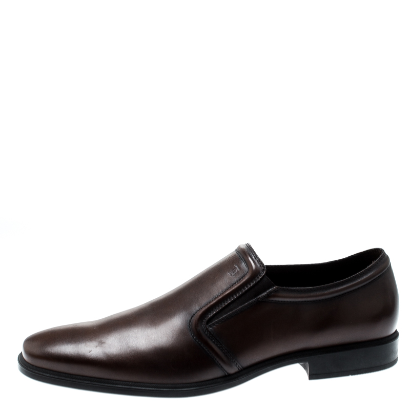 

Tod's Brown Leather Loafers Size