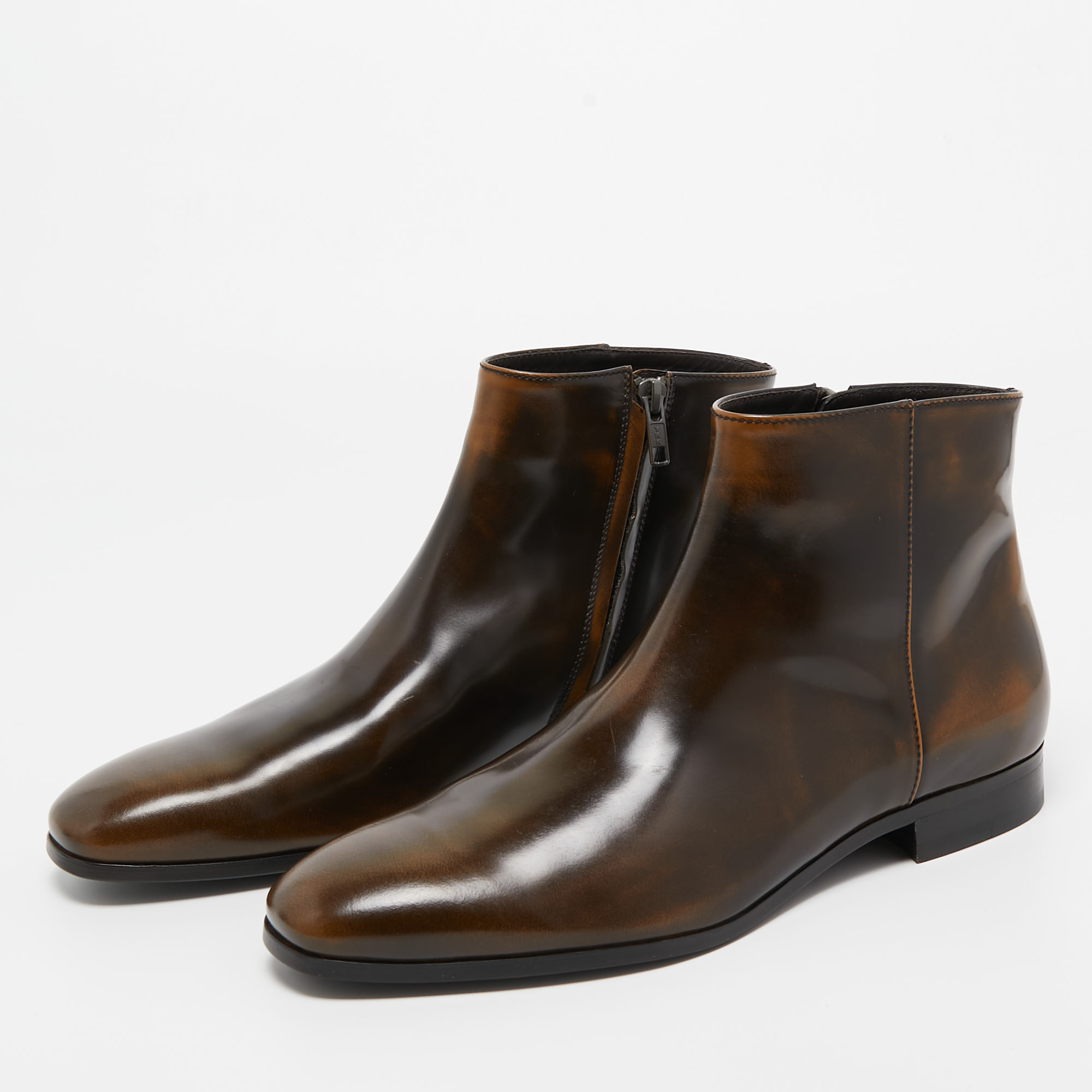 

Tod's Brown Ombre Leather Chelsea Boots Size