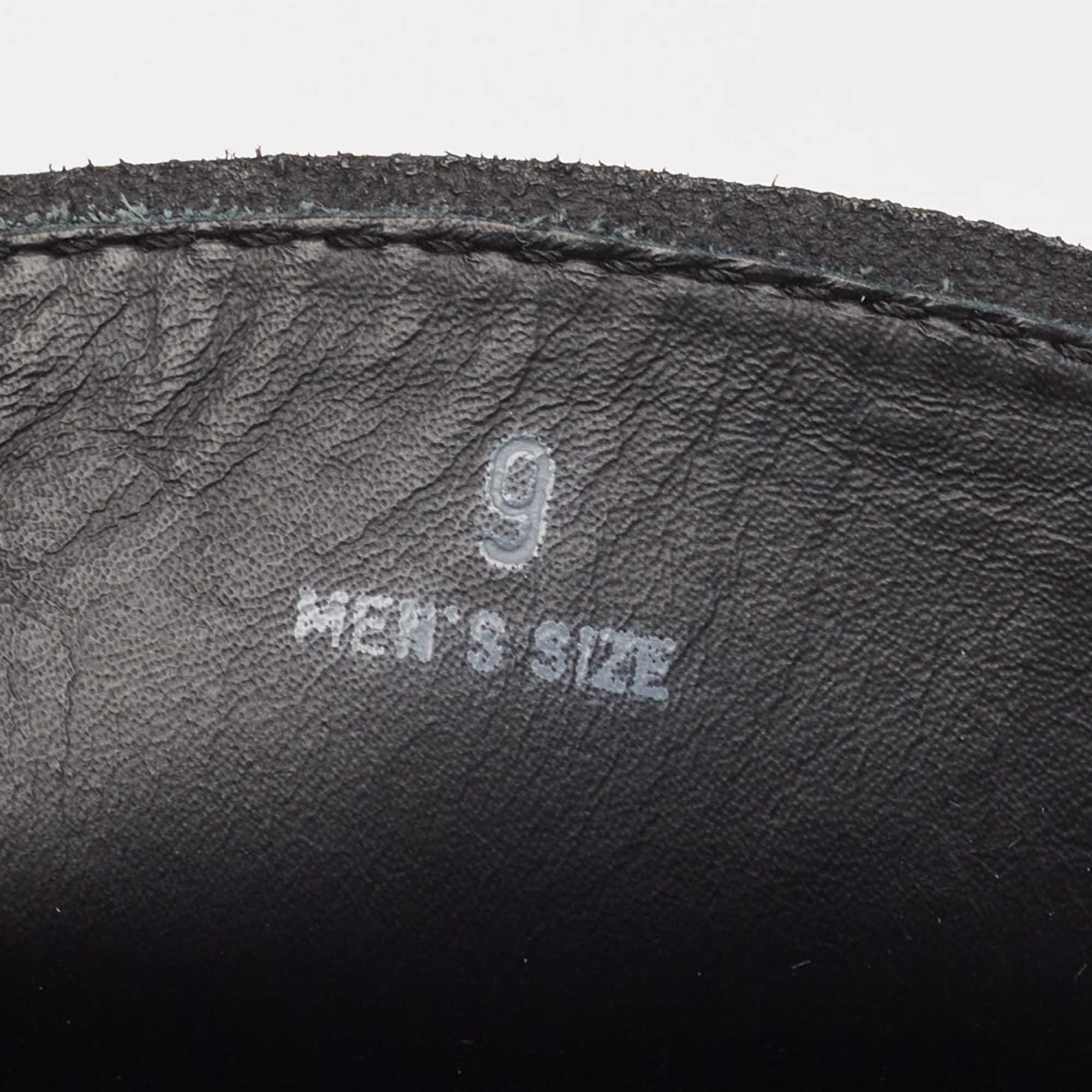 Tod`s Black Leather Penny Loafers Size 43 