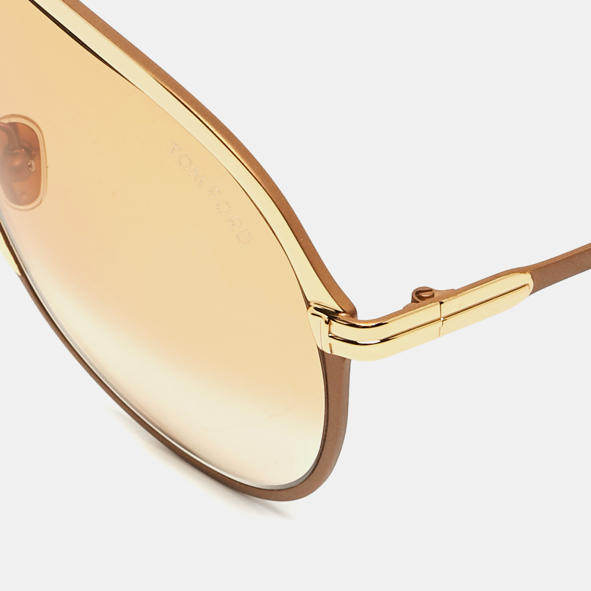 

Tom Ford Gold Gradient Xaier TF 1060 Aviator Sunglasses