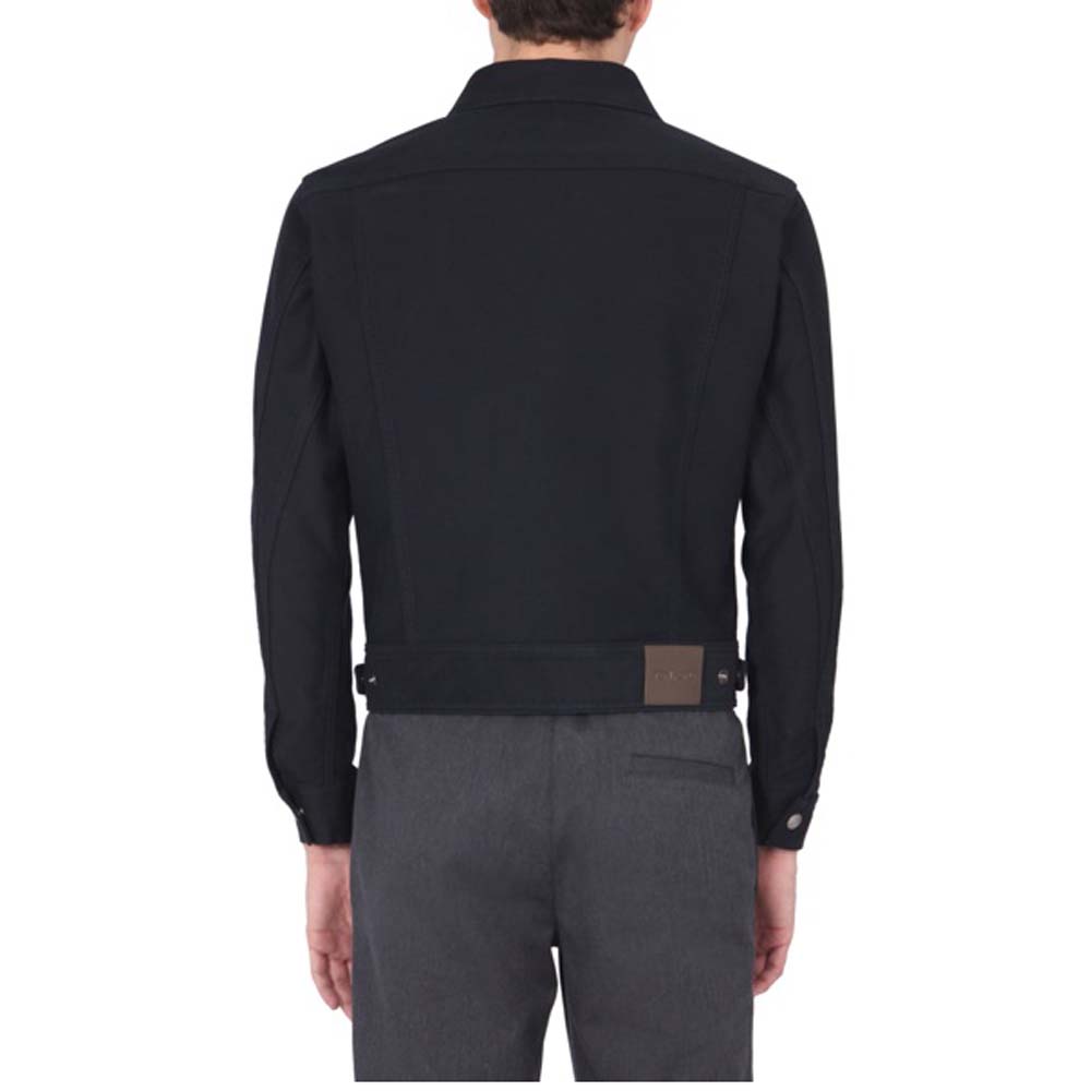 

Tom Ford Blue Jacket With Zip size IT 52