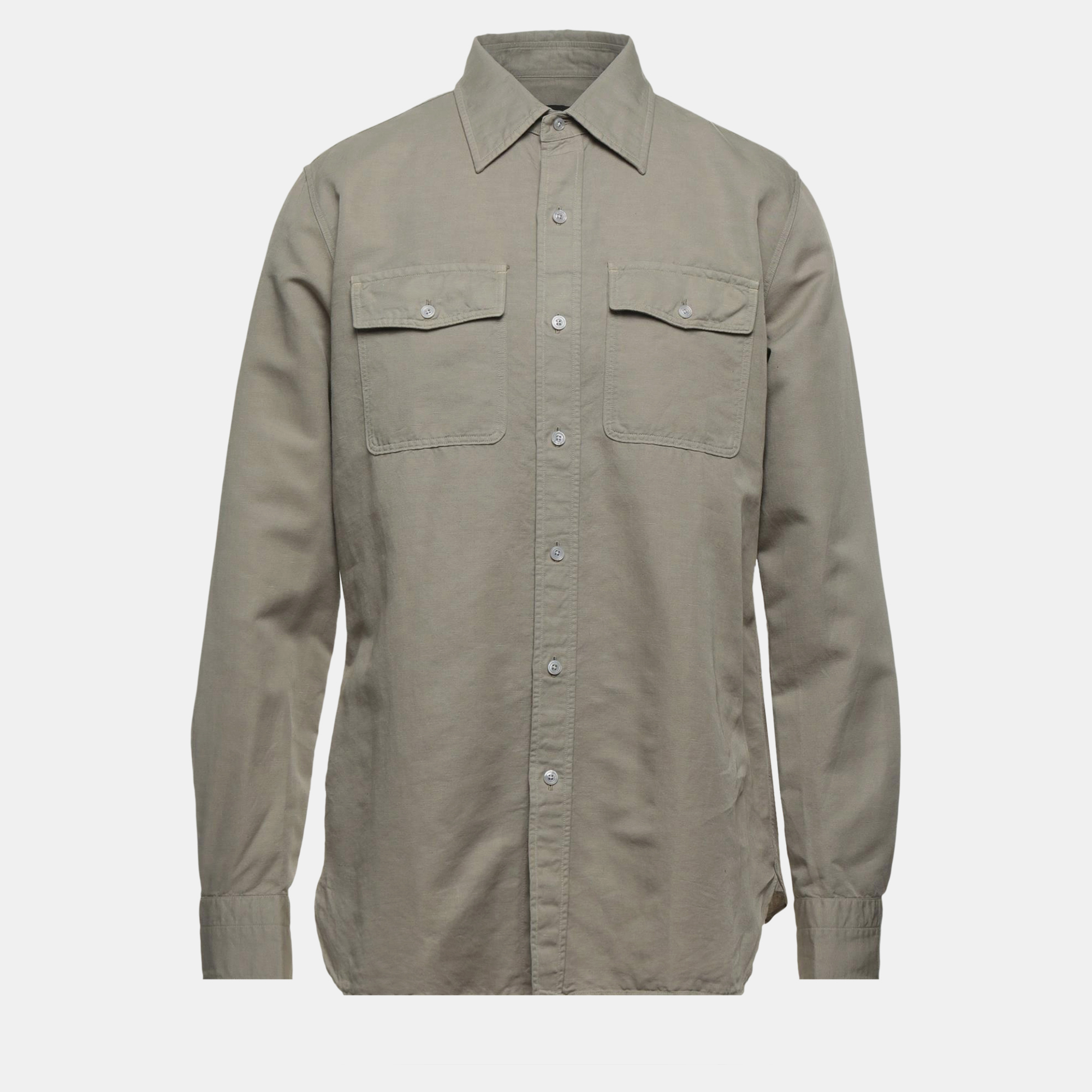 

Tom Ford Linen Shirt 45, Grey