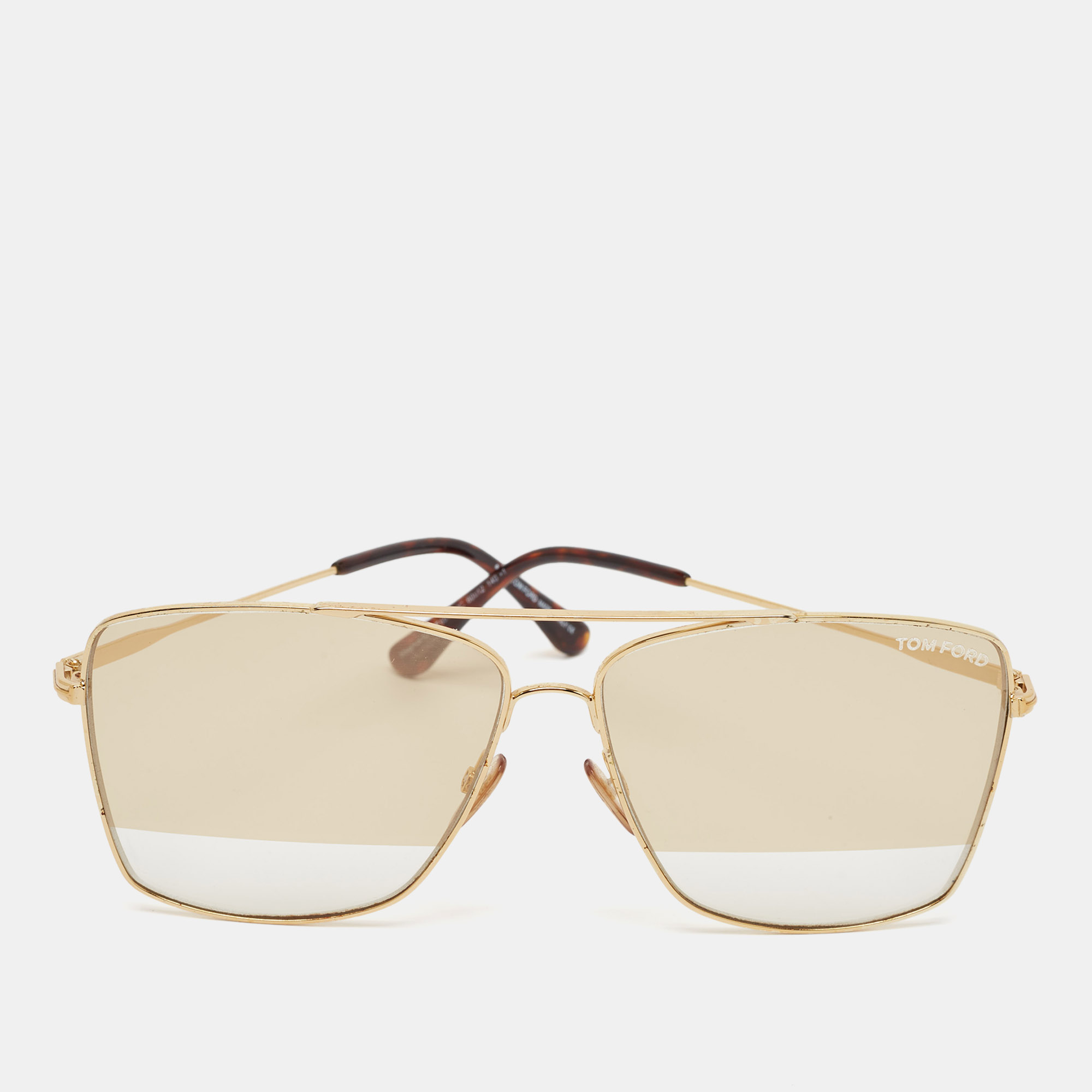 

Tom Ford Gold/Brown Gradient Magnus 02 TF 651 Aviator Sunglasses