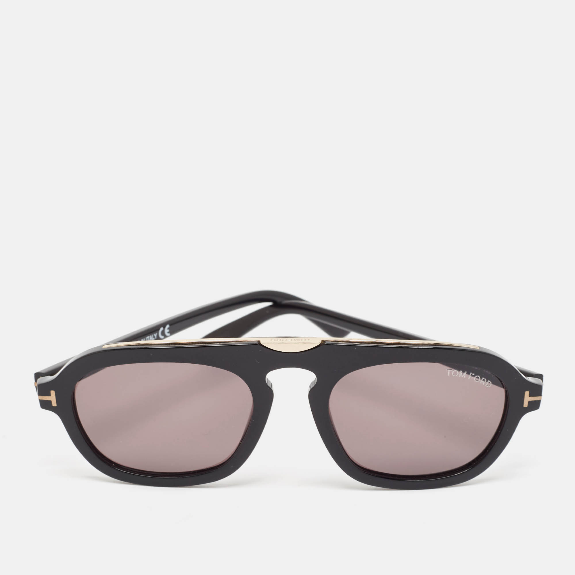 

Tom Ford Black TF376 Sebastian 02 Aviator Sunglasses