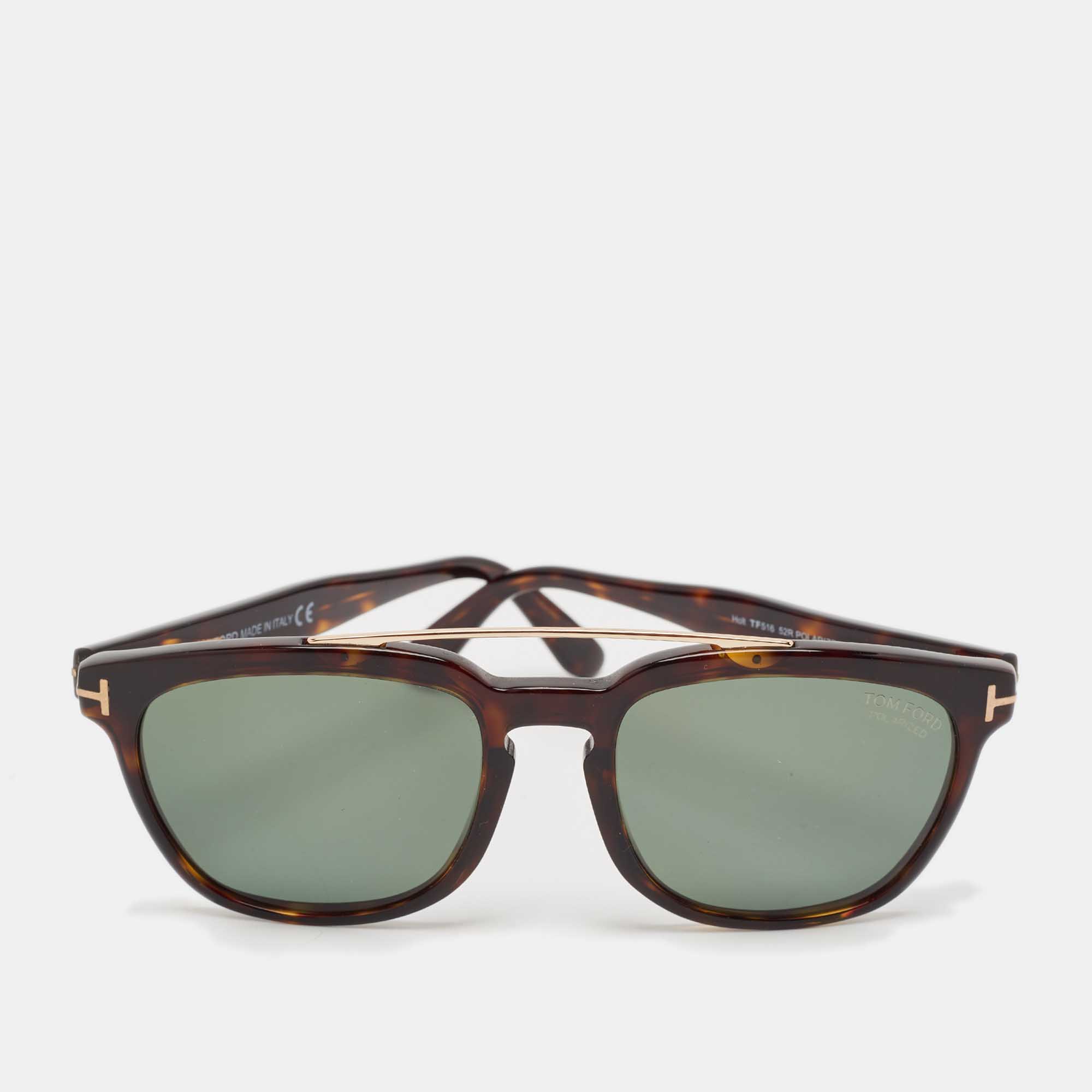 

Tom Ford Tortoise Brown TF516 Holt Sunglasses