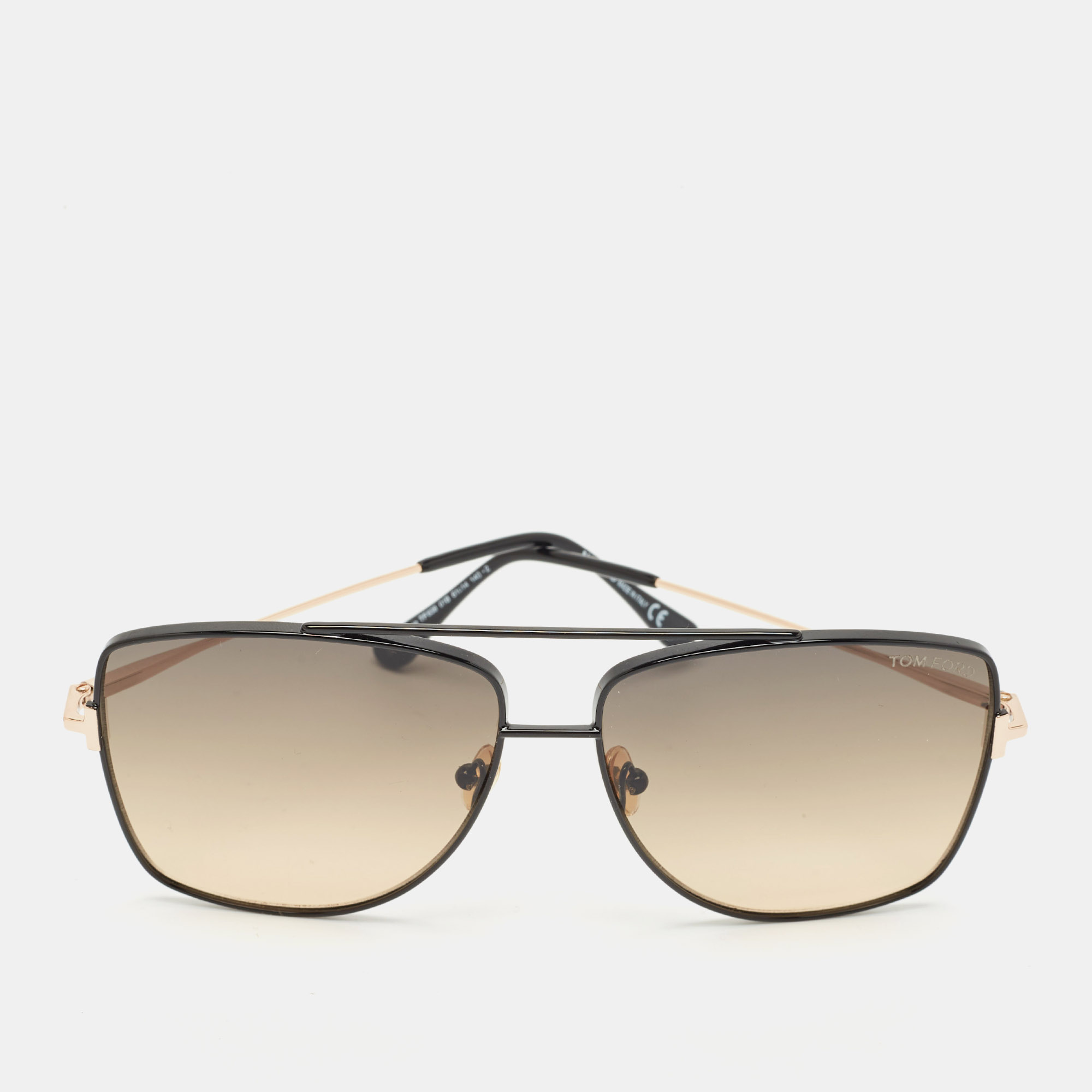 

Tom Ford Black Gradient TF838 Reggie Square Sunglasses