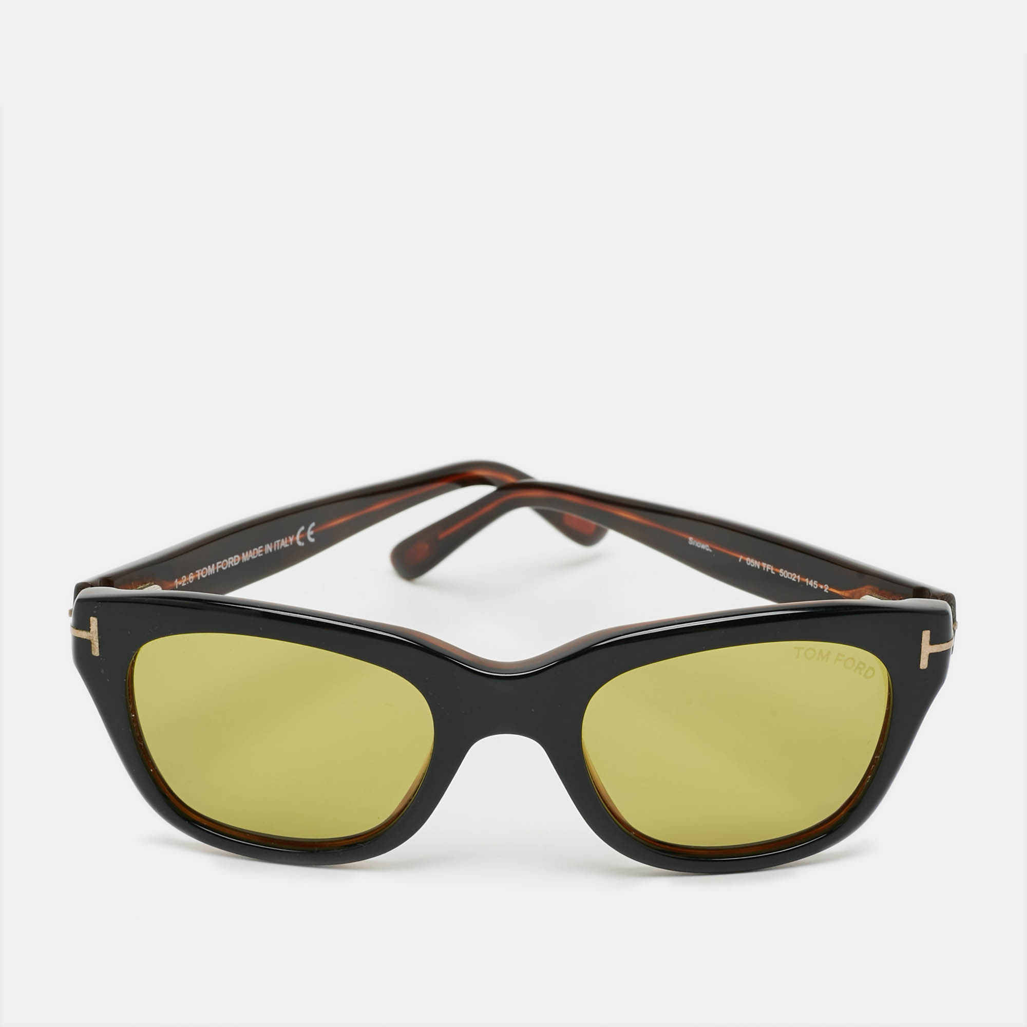 

Tom Ford Brown Snowdon Square Sunglasses