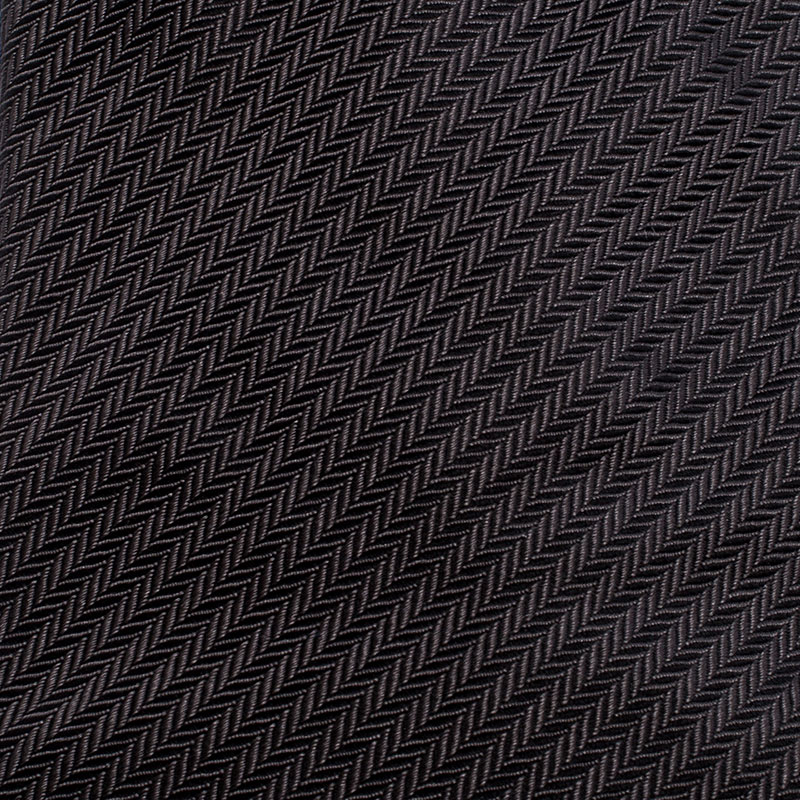 

Tom Ford Anthracite Grey Diagonal Striped Silk Jacquard Traditional Tie