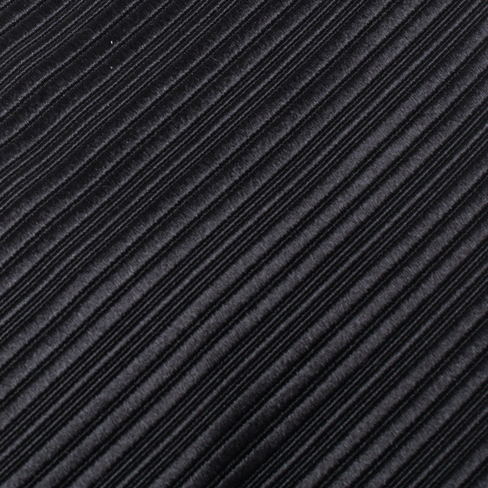

Tom Ford Black Diagonal Striped Jacquard Silk Tie