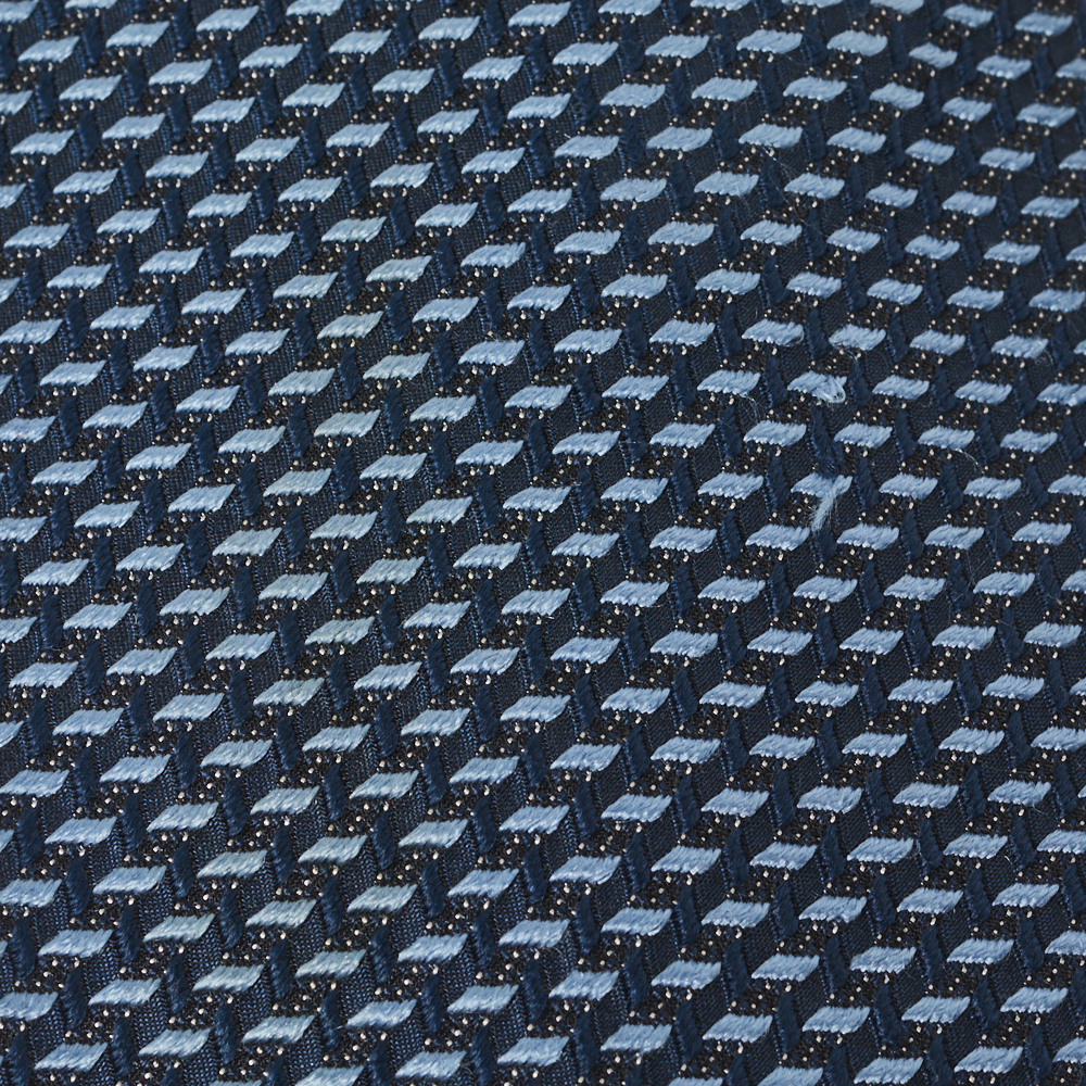 

Tom Ford Blue Silk Blend Jacquard Tie