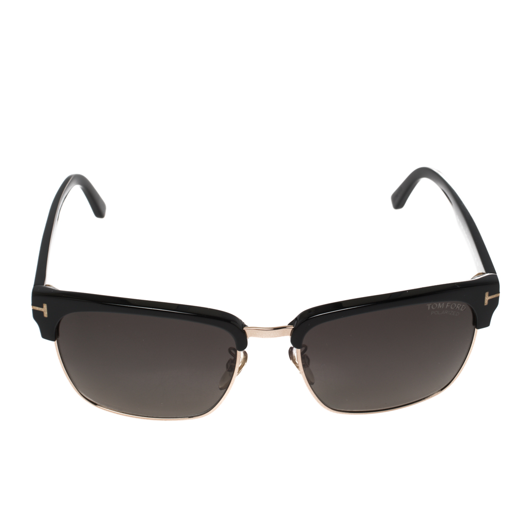 

Tom Ford Black River Vintage Square Polarized Sunglasses