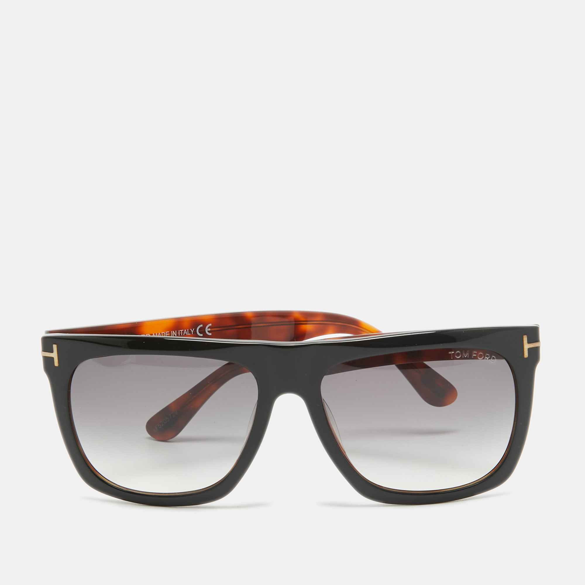 

Tom Ford Black Gradient Morgan TF513 Square Sunglasses