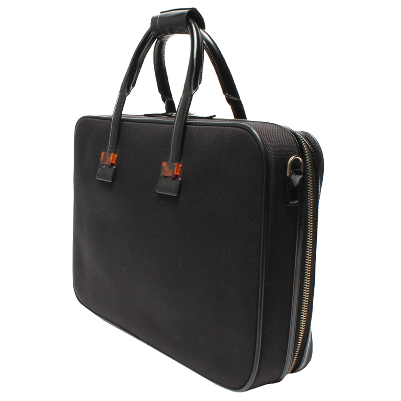 

Tom Ford Black Canvas Briefcase