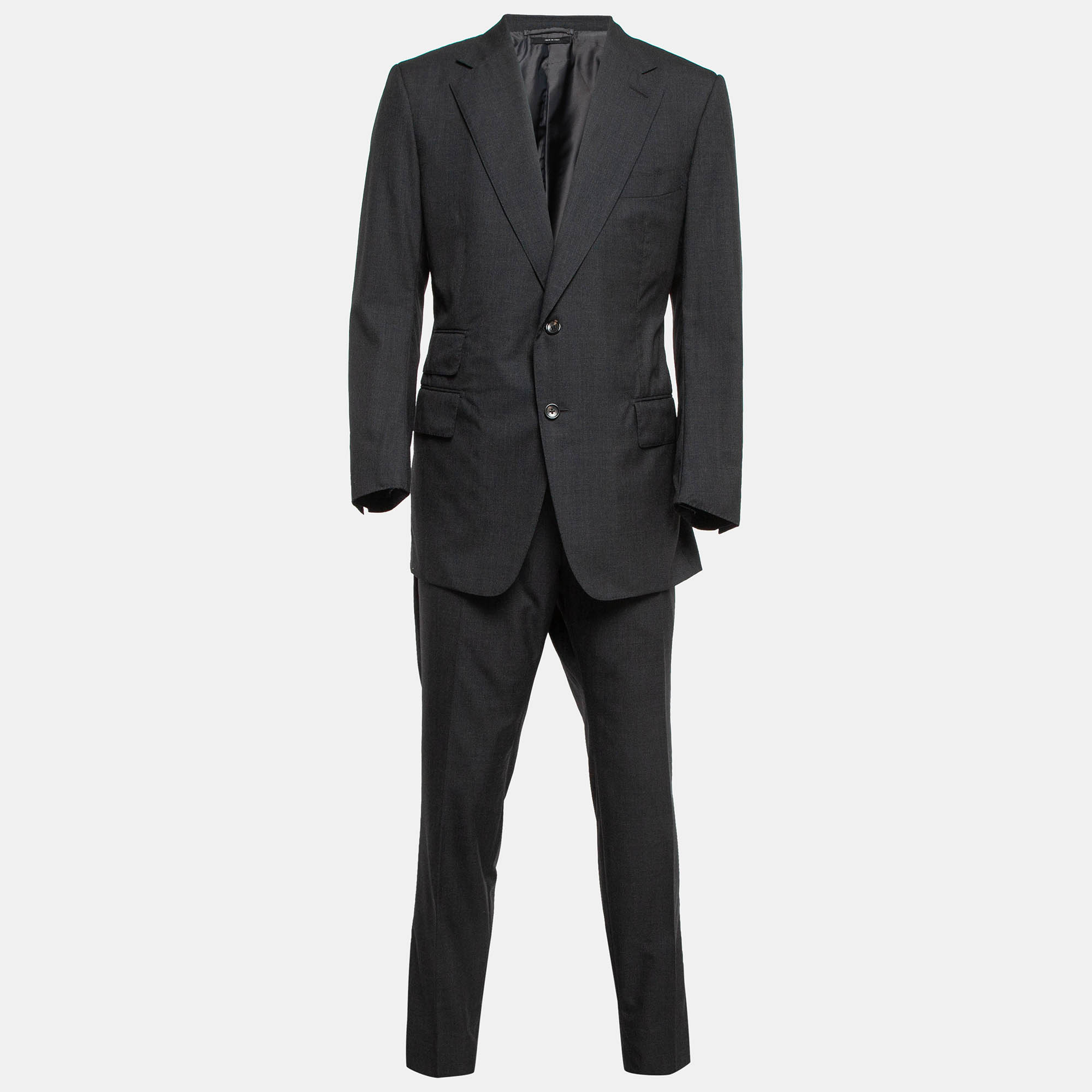 

Tom Ford Grey Wool Single Breasted Pants Suit XXXL