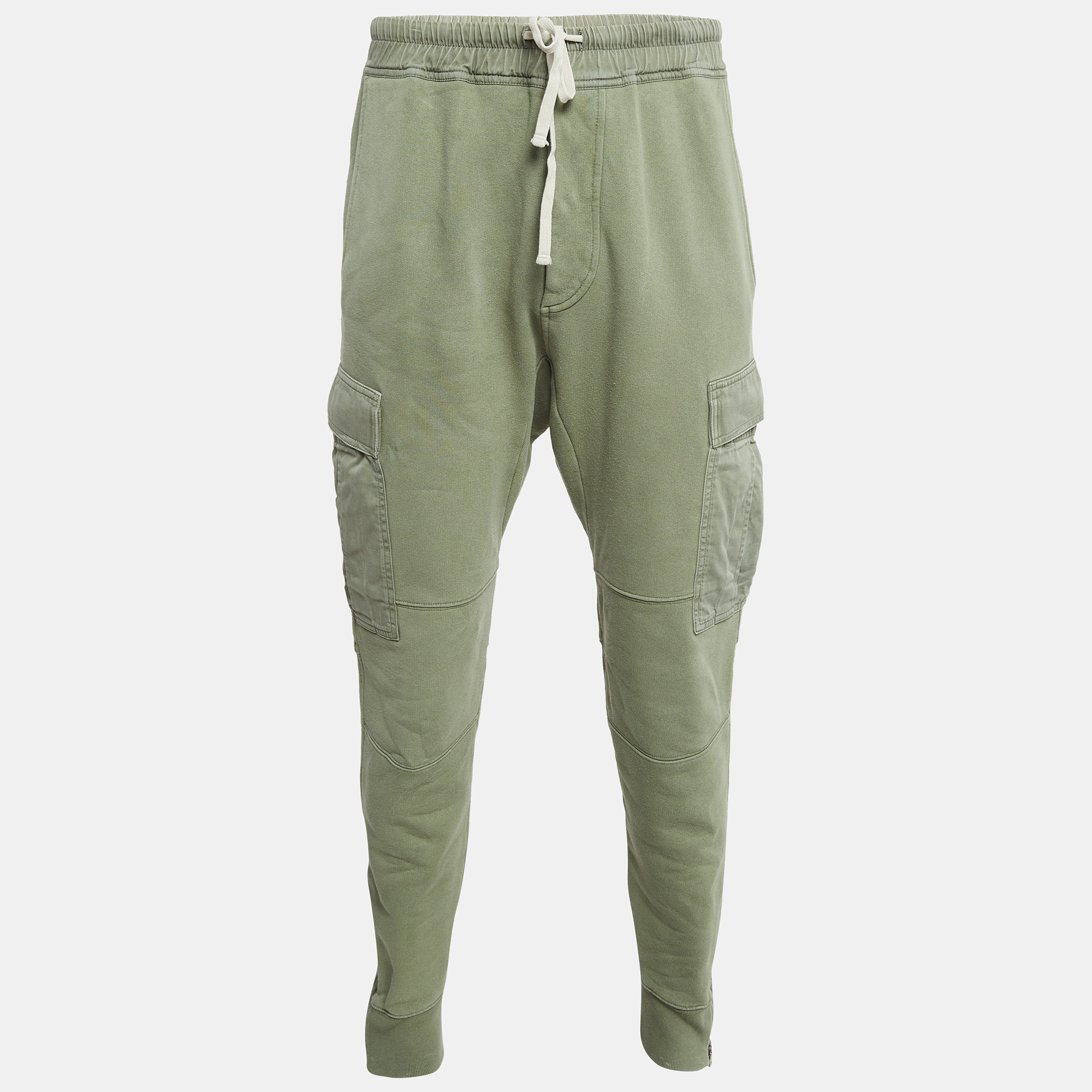 

Tom Ford Sage Green Cotton Cargo Pants S