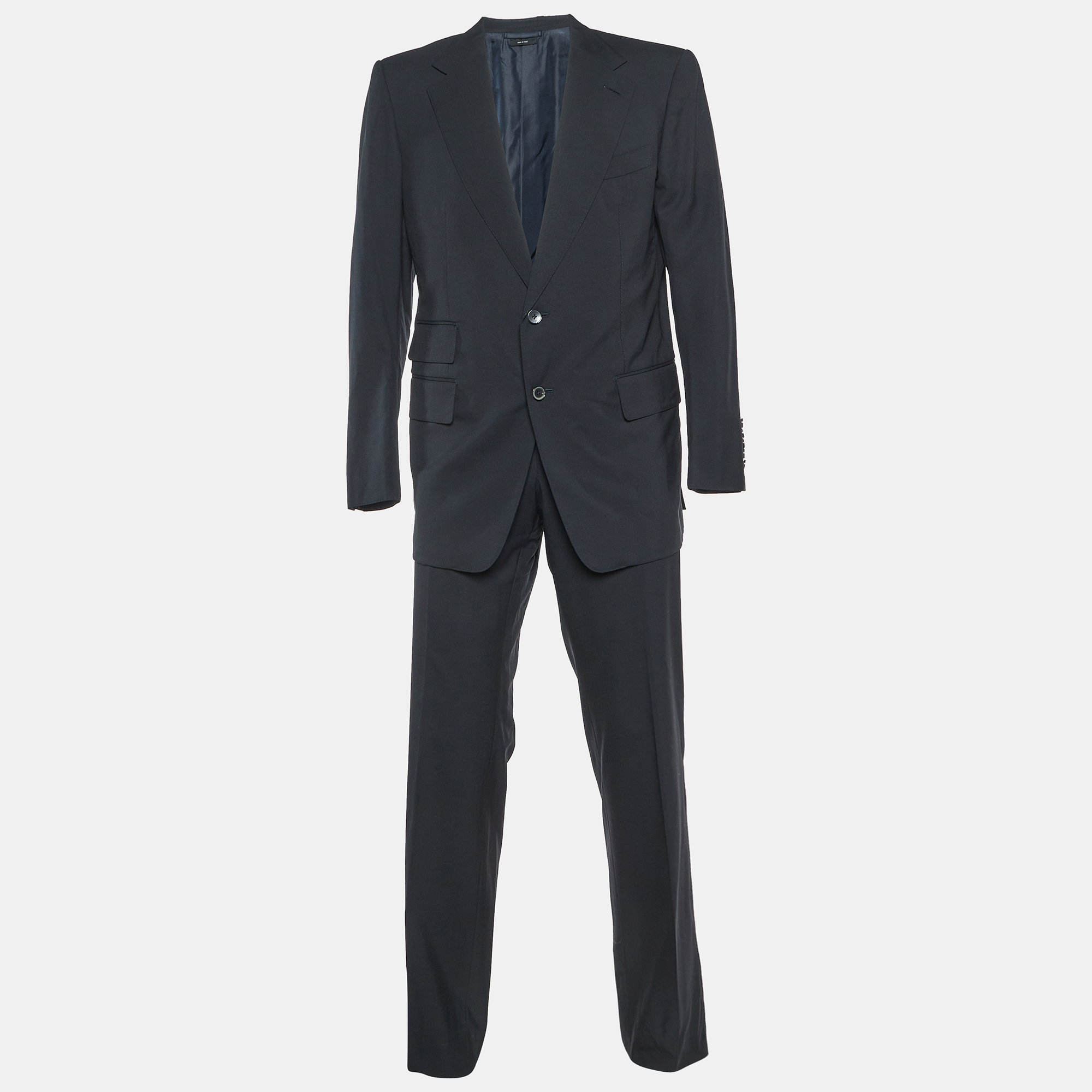 

Tom Ford Black Wool Tailored Suit XXL