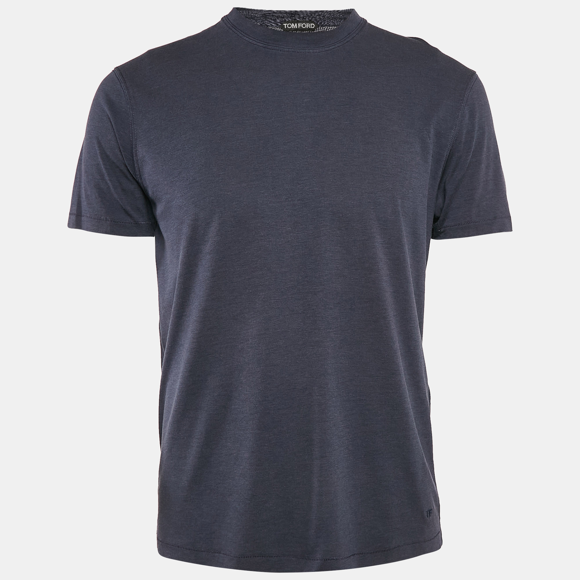 

Tom Ford Dark Blue Jersey Crewneck T-Shirt S