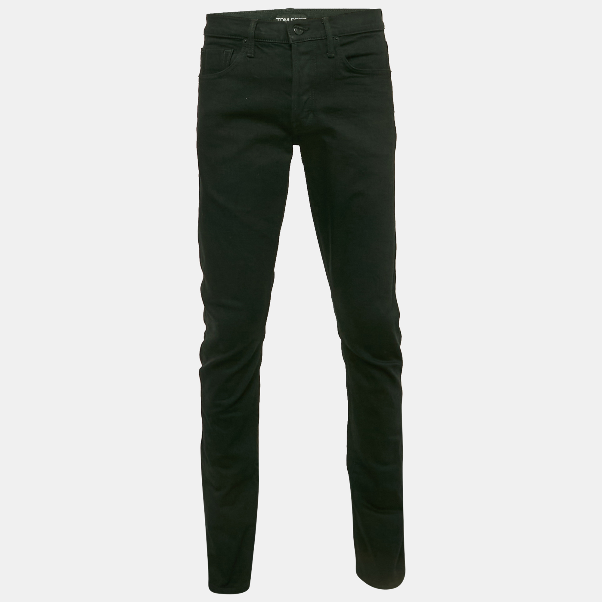 

Tom Ford Black Denim Regular Fit Jeans L Waist 34"