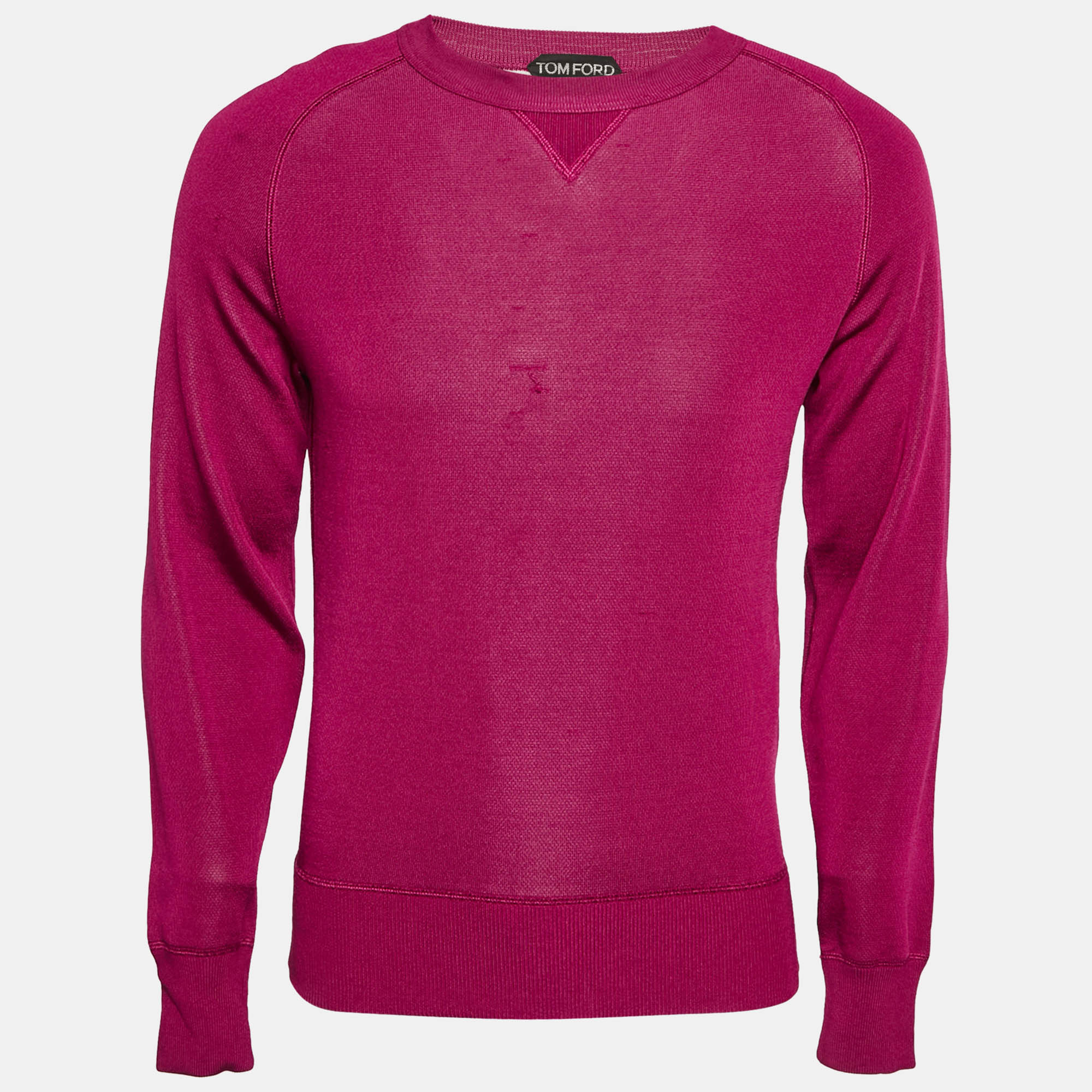 

Tom Ford Pink Jersey Long Sleeve Pullover M