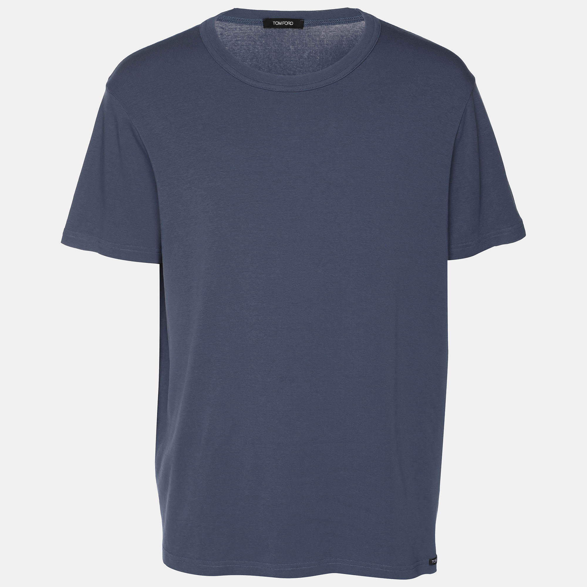 

Tom Ford Blue Jersey Crew Neck T-Shirt XXL