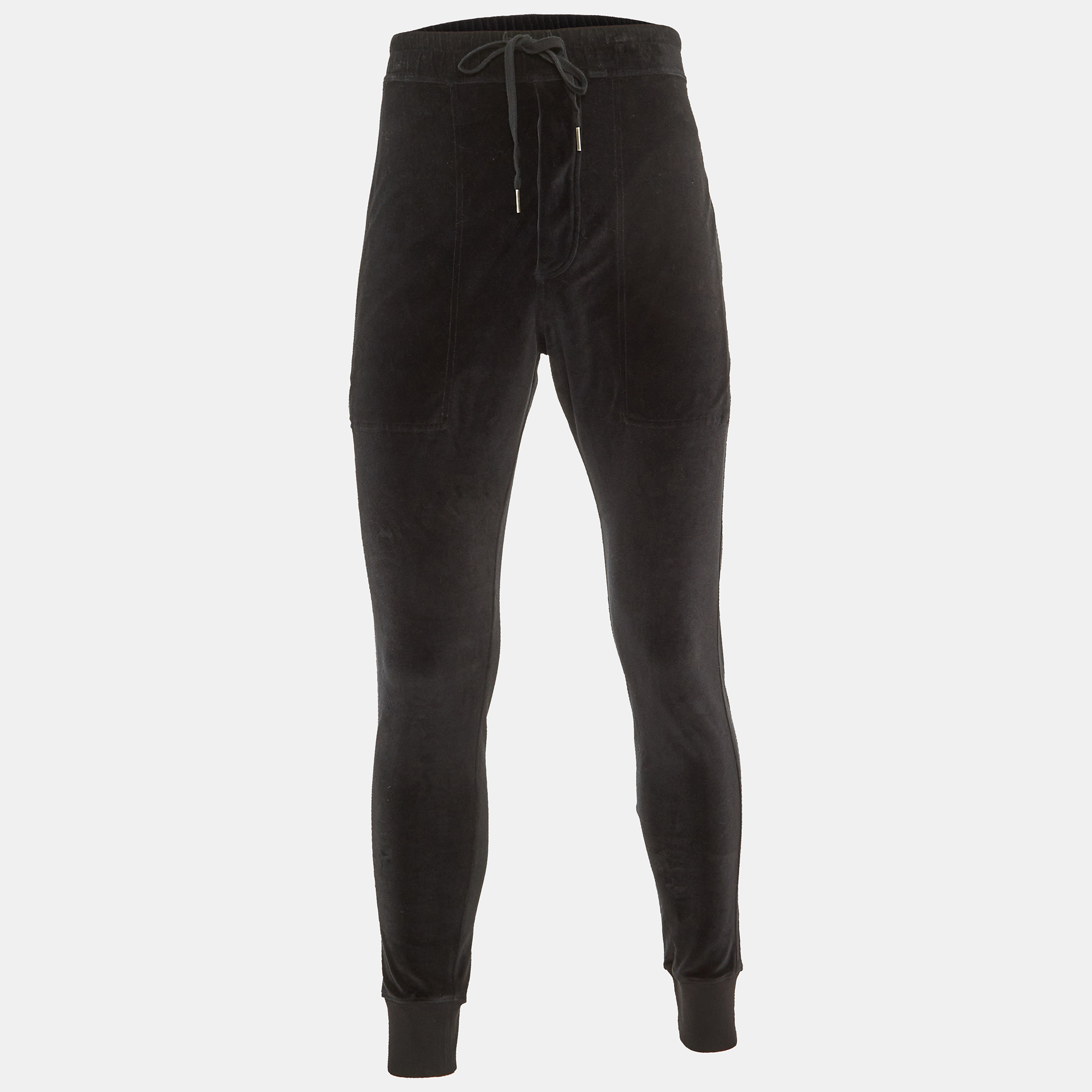 

Tom Ford Black Velvet Track Pants XL