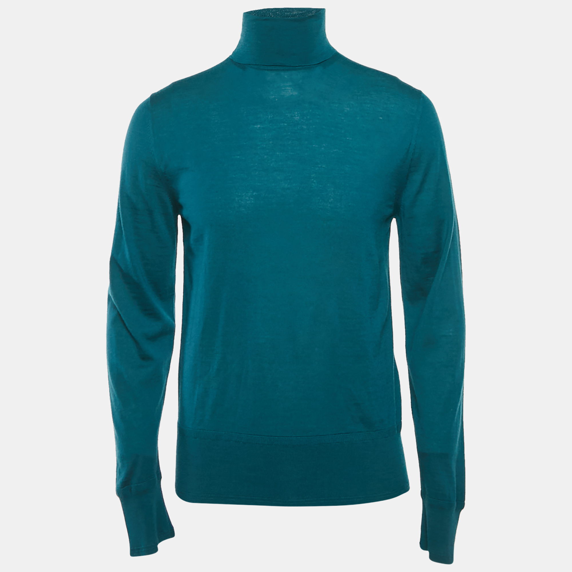 

Tom Ford Bottle Green Cashmere Knit Turtleneck Sweater L