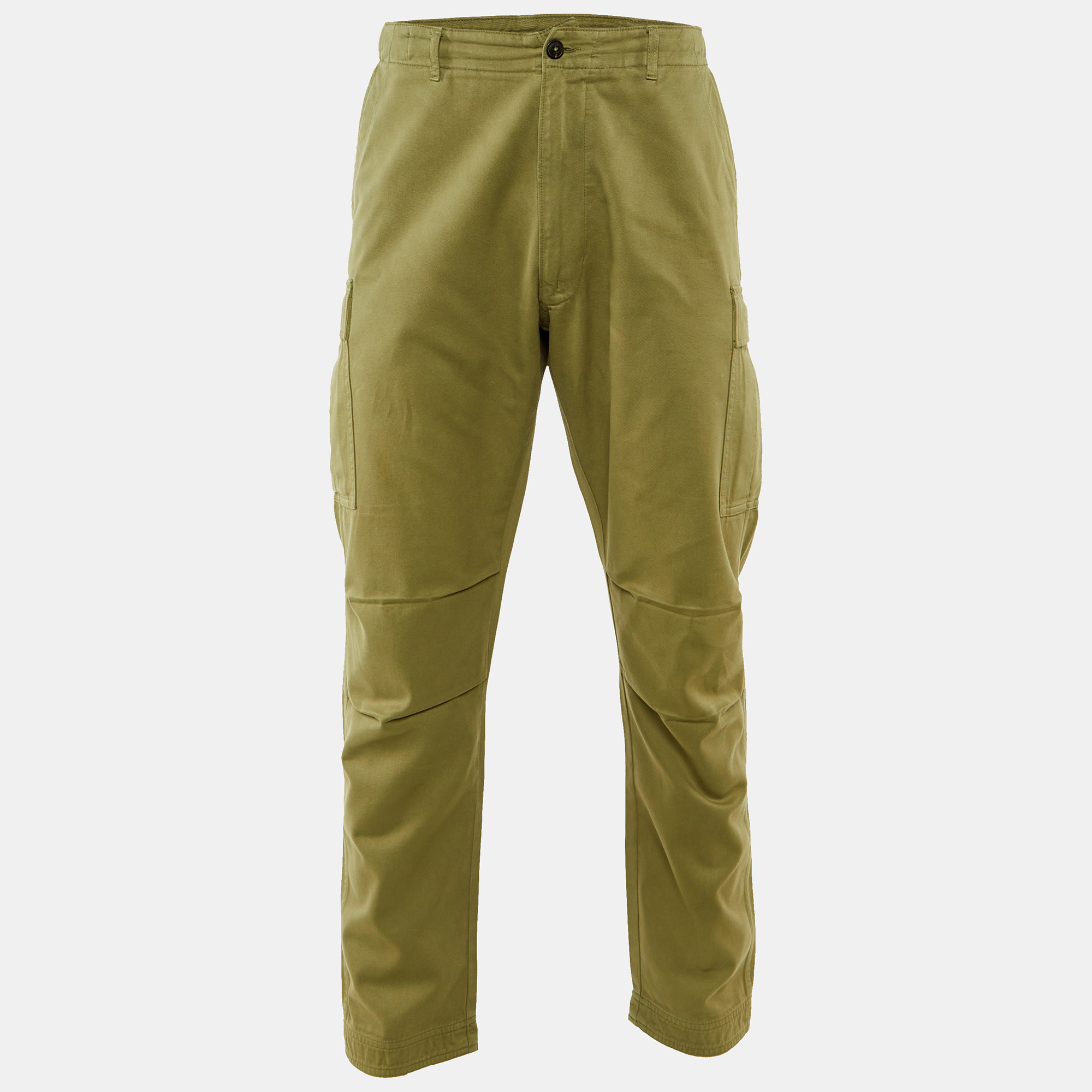 

Tom Ford Green Cotton Buckle Trim Cargo Pants XXL