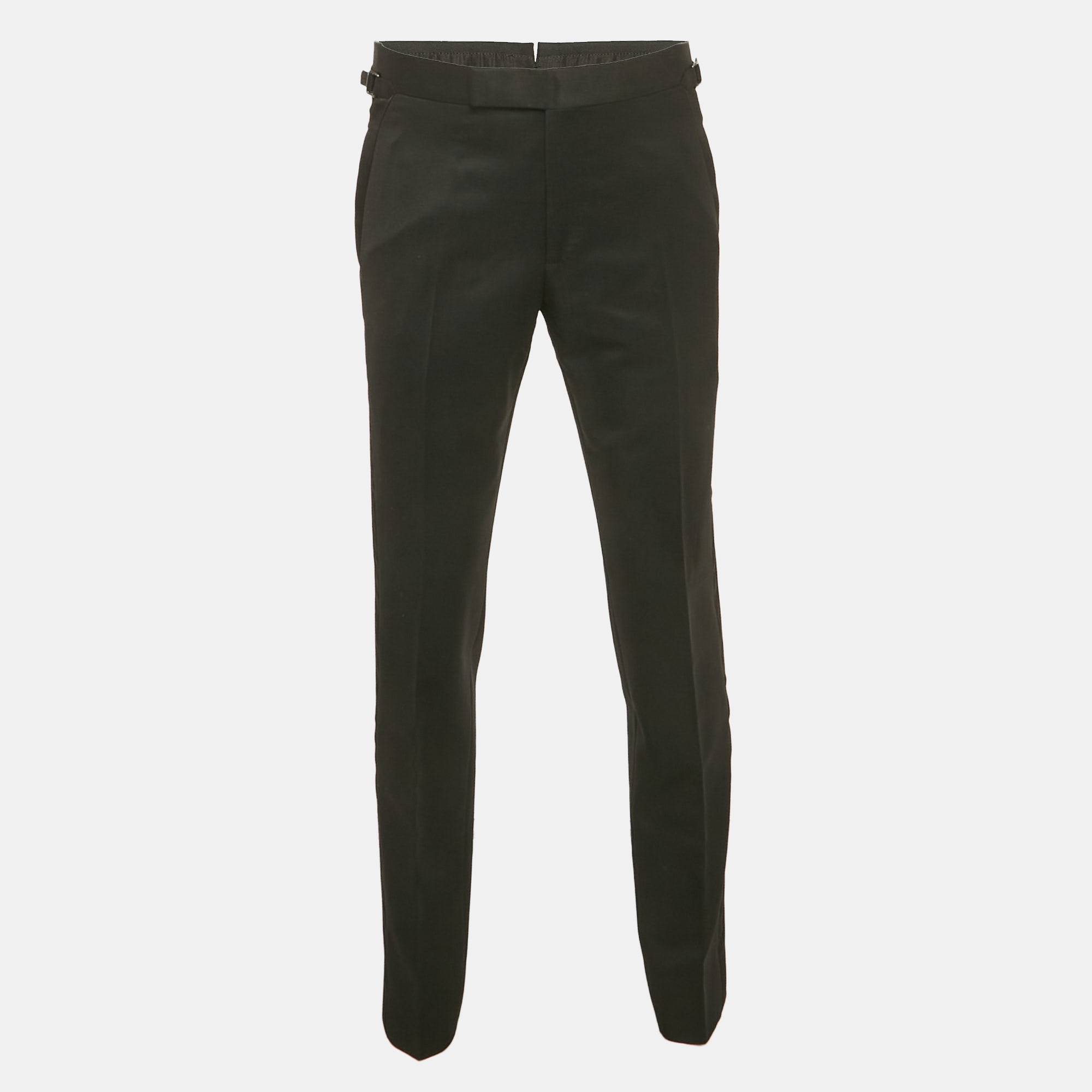 

Tom Ford Black Wool Formal Trousers M