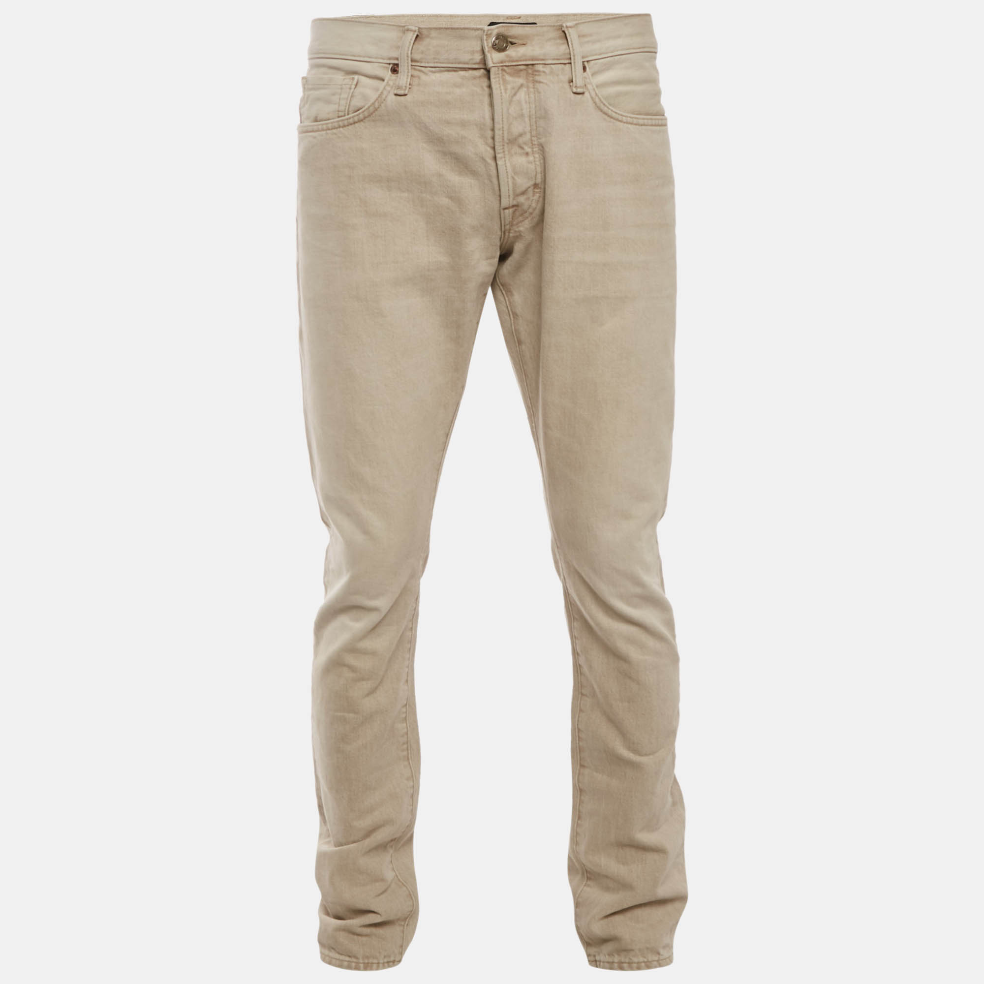

Tom Ford Beige Denim Slim Fit Jeans L/Waist 34"