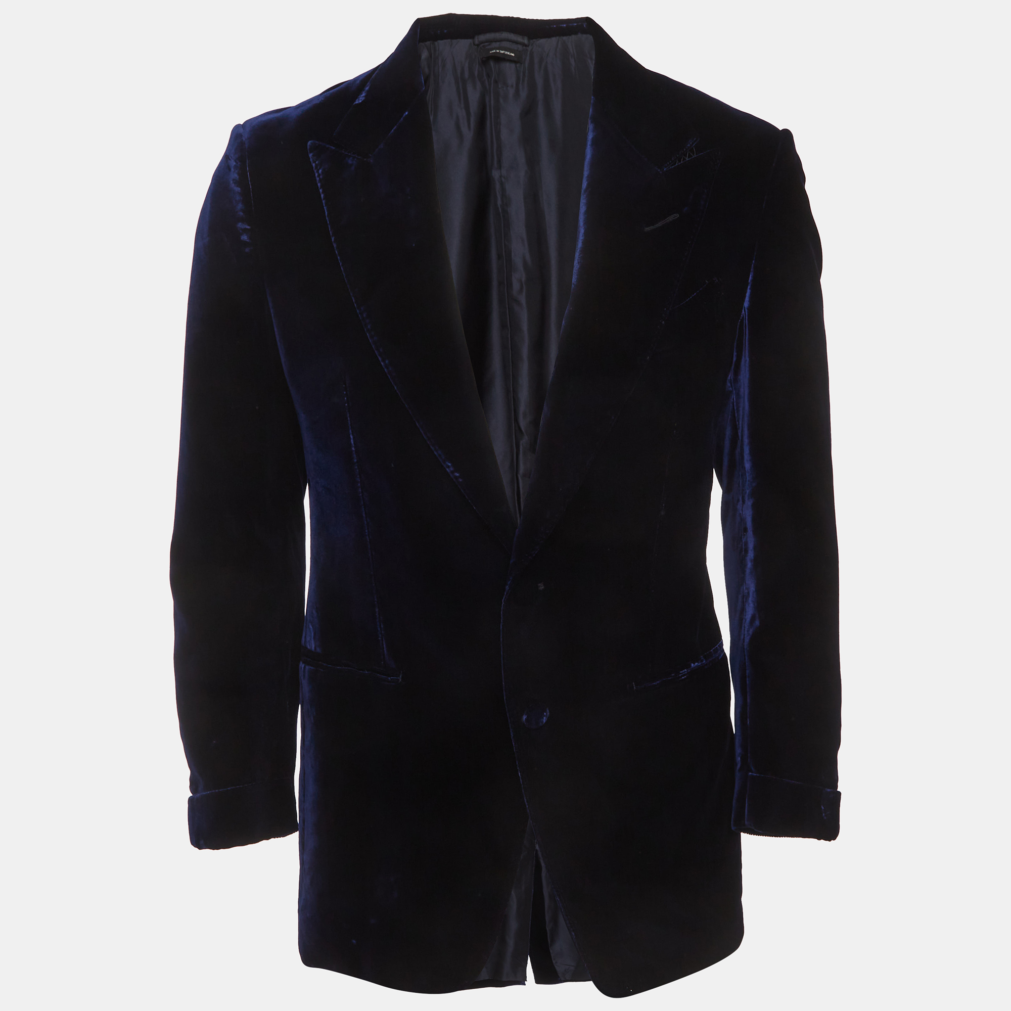 

Tom Ford Navy Blue Velvet Shelton Blazer M
