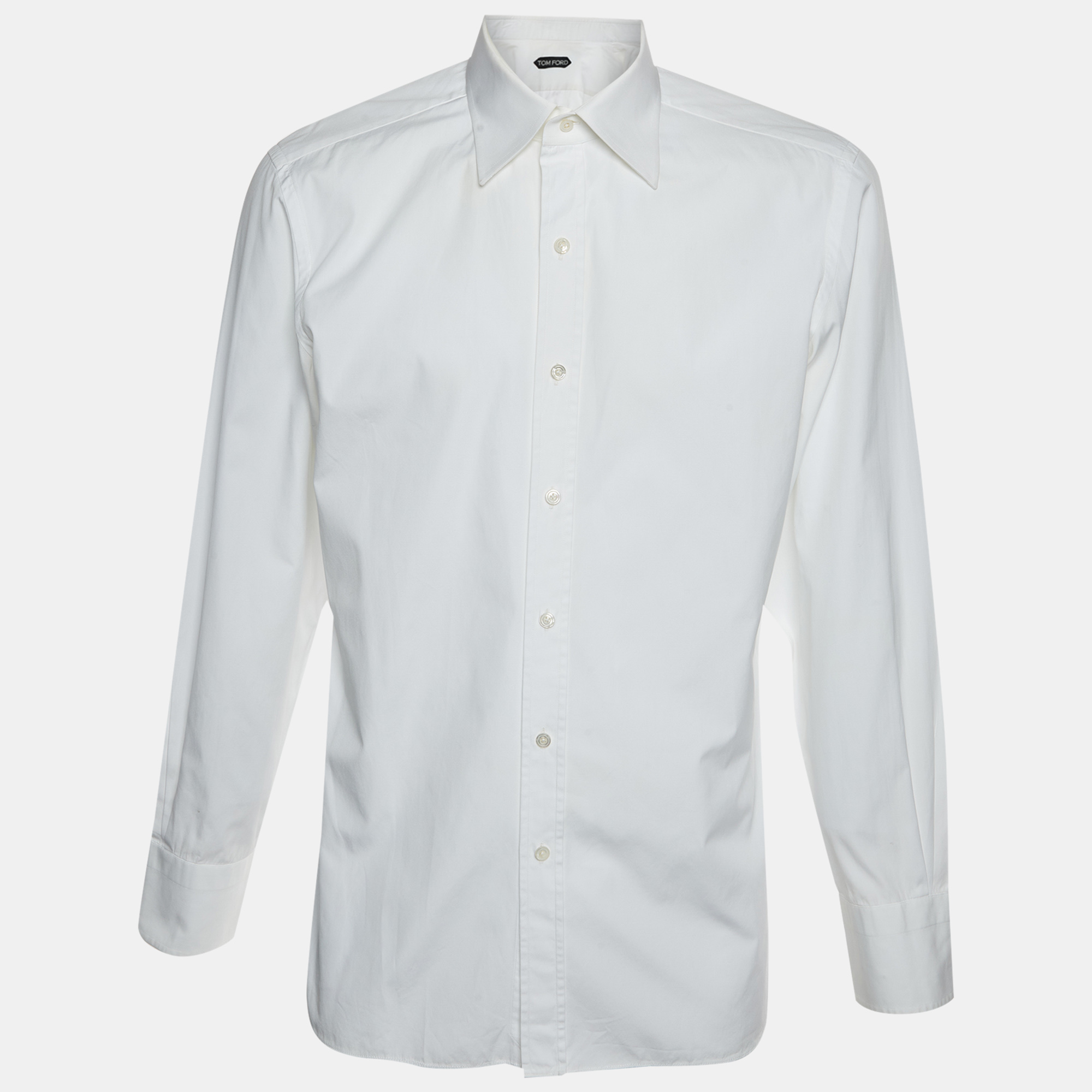 

Tom Ford White Cotton Button Up Shirt L