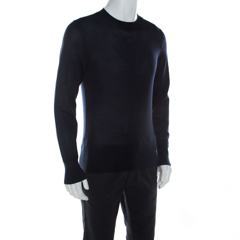 

Tom Ford Navy Blue Cashmere Knit Sweater