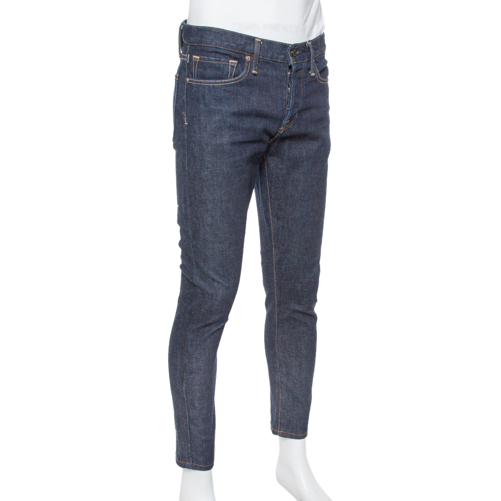 

Tom Ford Navy Blue Denim Slim Selvage Jeans