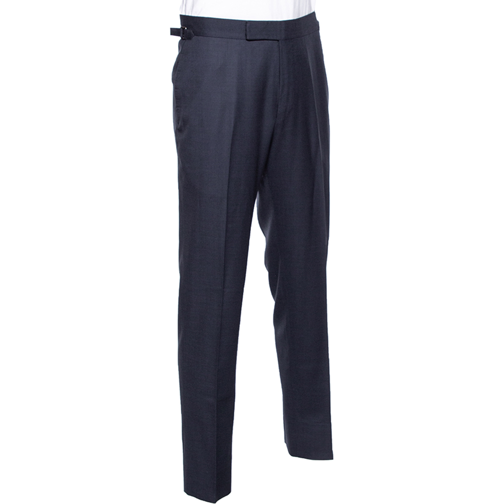

Tom Ford Navy Blue Wool O' Connor Formal Pants
