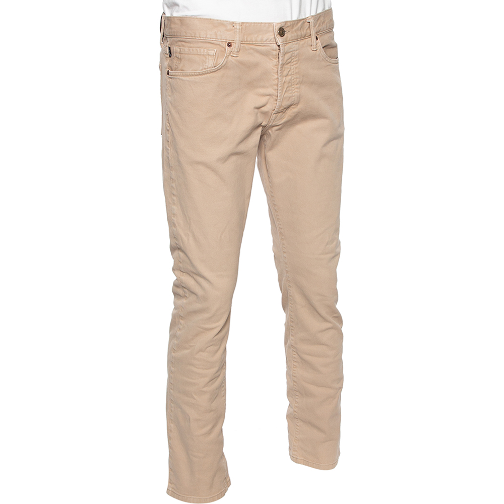 

Tom Ford Beige Denim Straight Fit Jeans