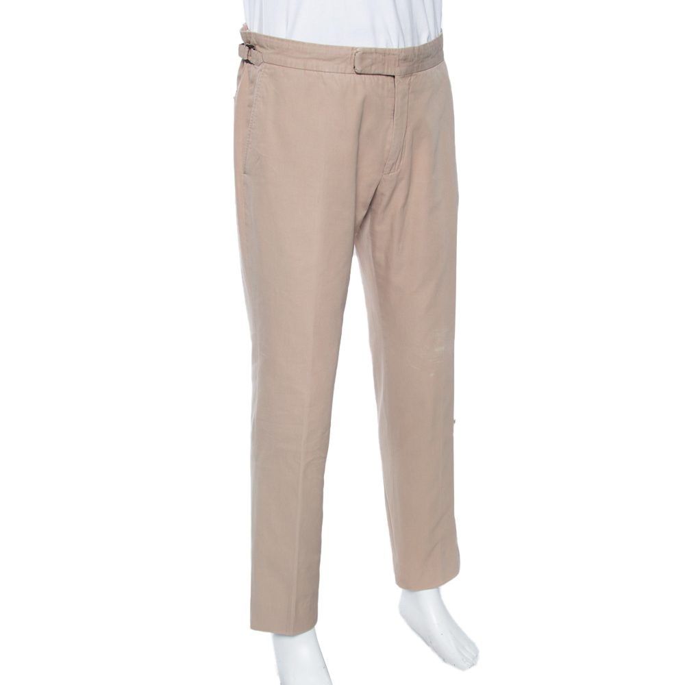 

Tom Ford Beige Cotton Formal Pants