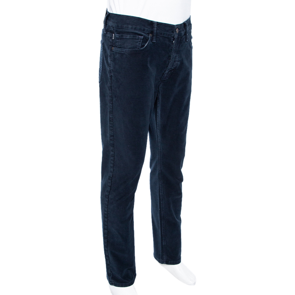 

Tom Ford Blue Cotton Straight Fit Jeans