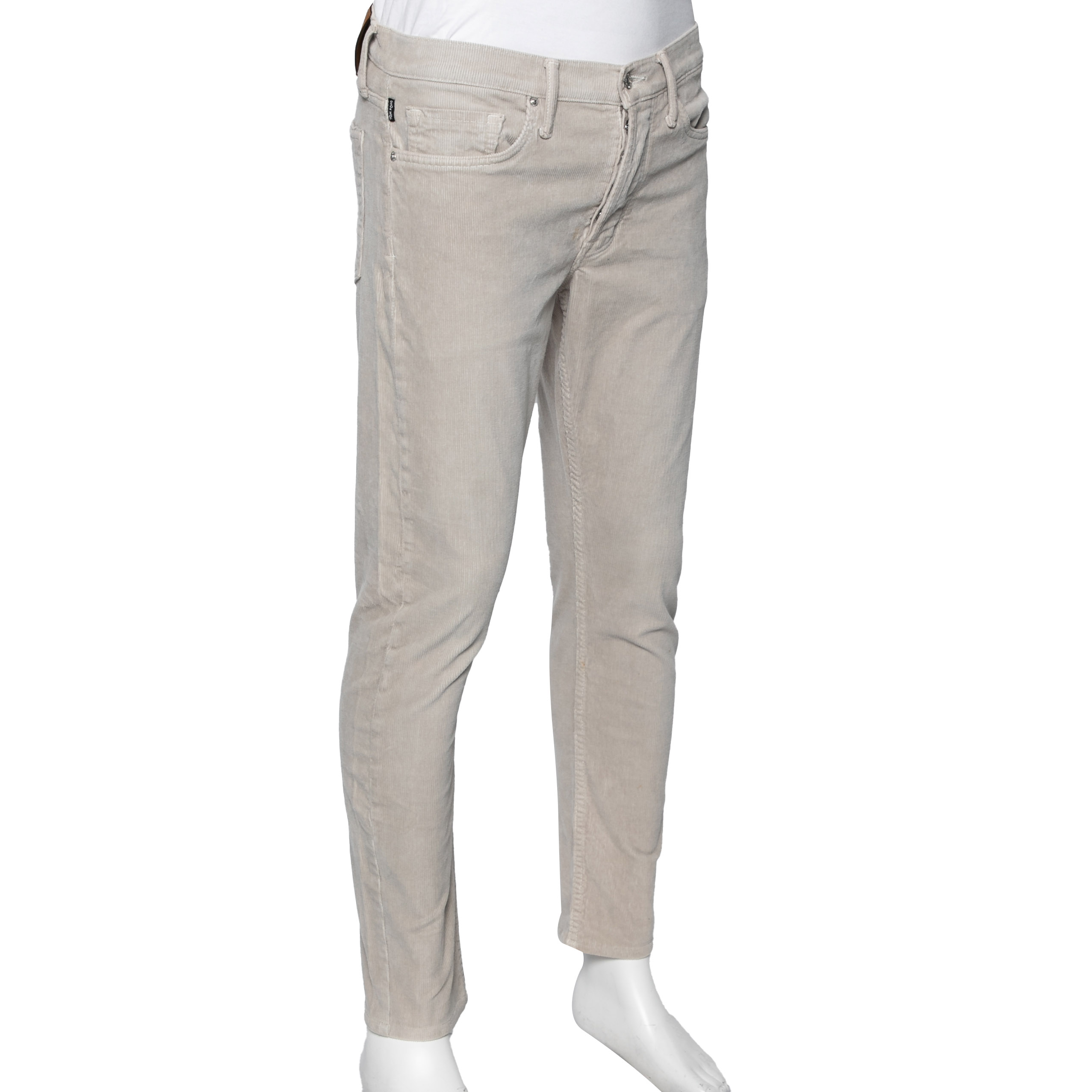

Tom Ford Grey Corduroy Slim Fit Pants