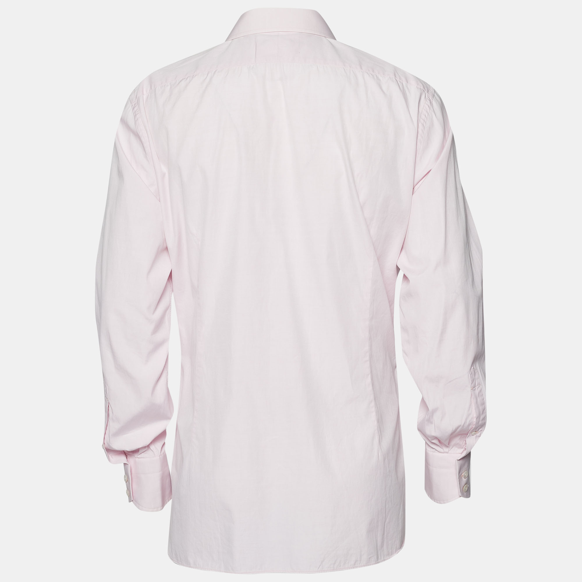 

Tom Ford Pink Cotton Long Sleeve Shirt